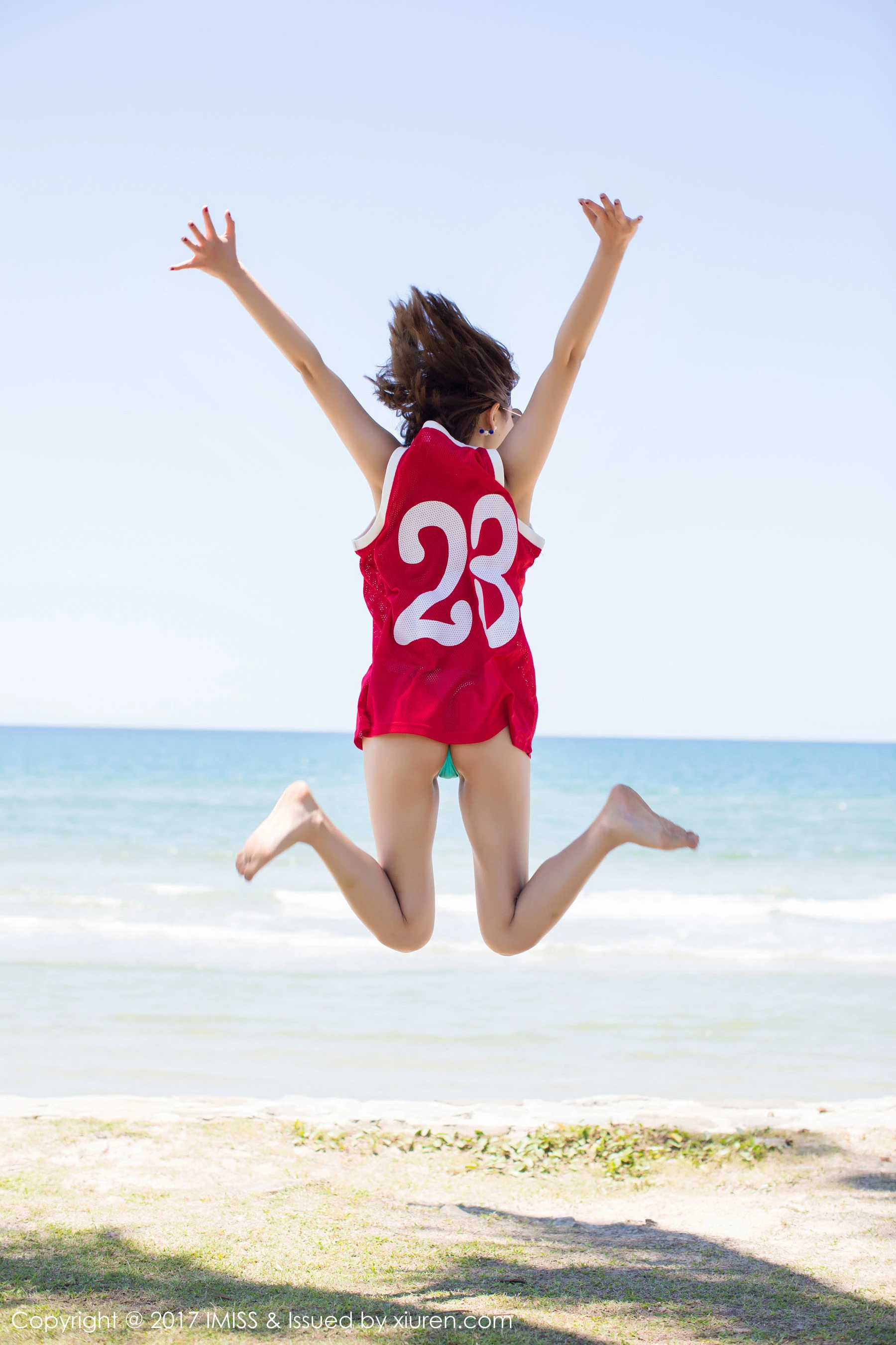 杨晨晨sugar《海边小清新+篮球服》 爱蜜社 VOL.169