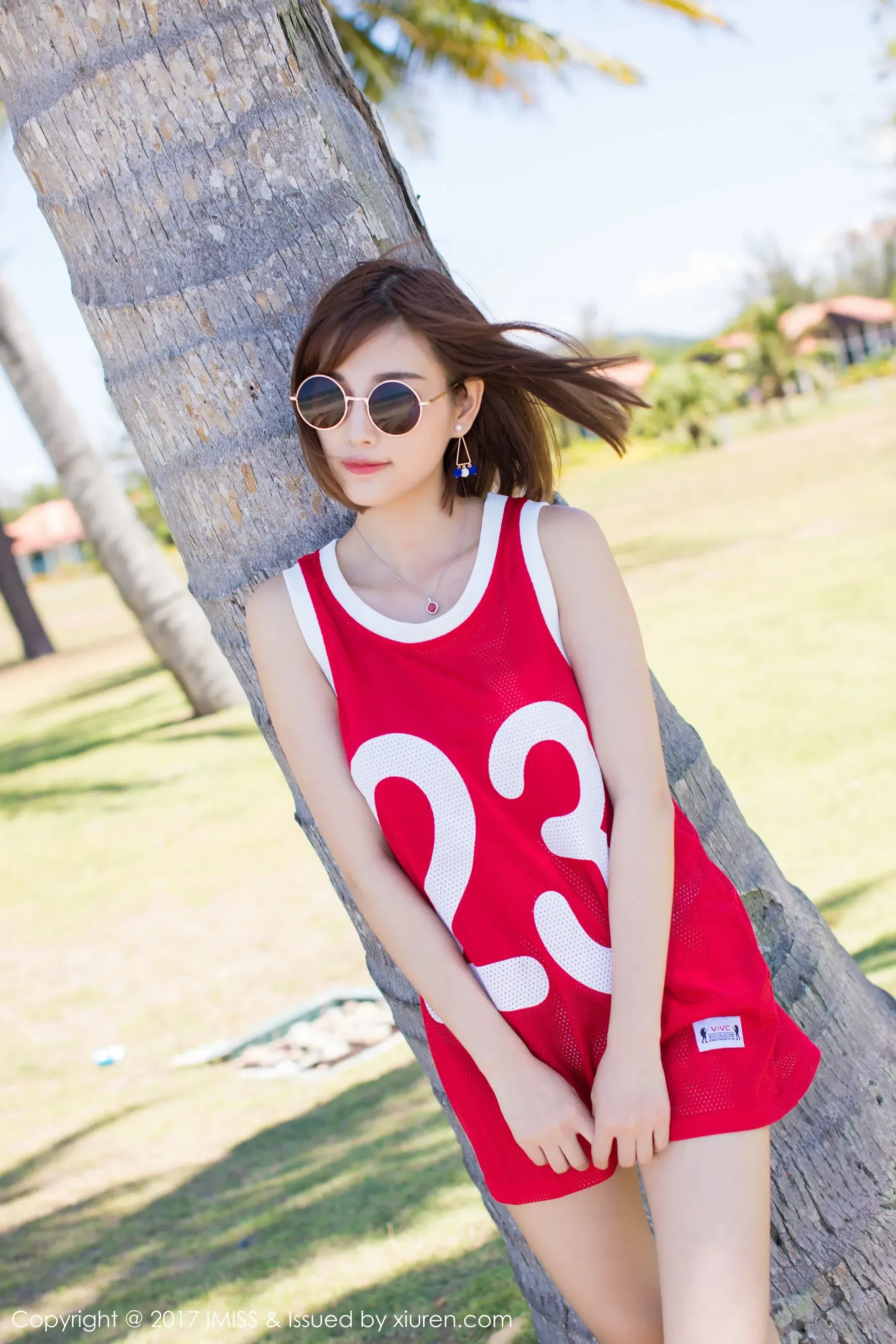 杨晨晨sugar《海边小清新+篮球服》 爱蜜社 VOL.169