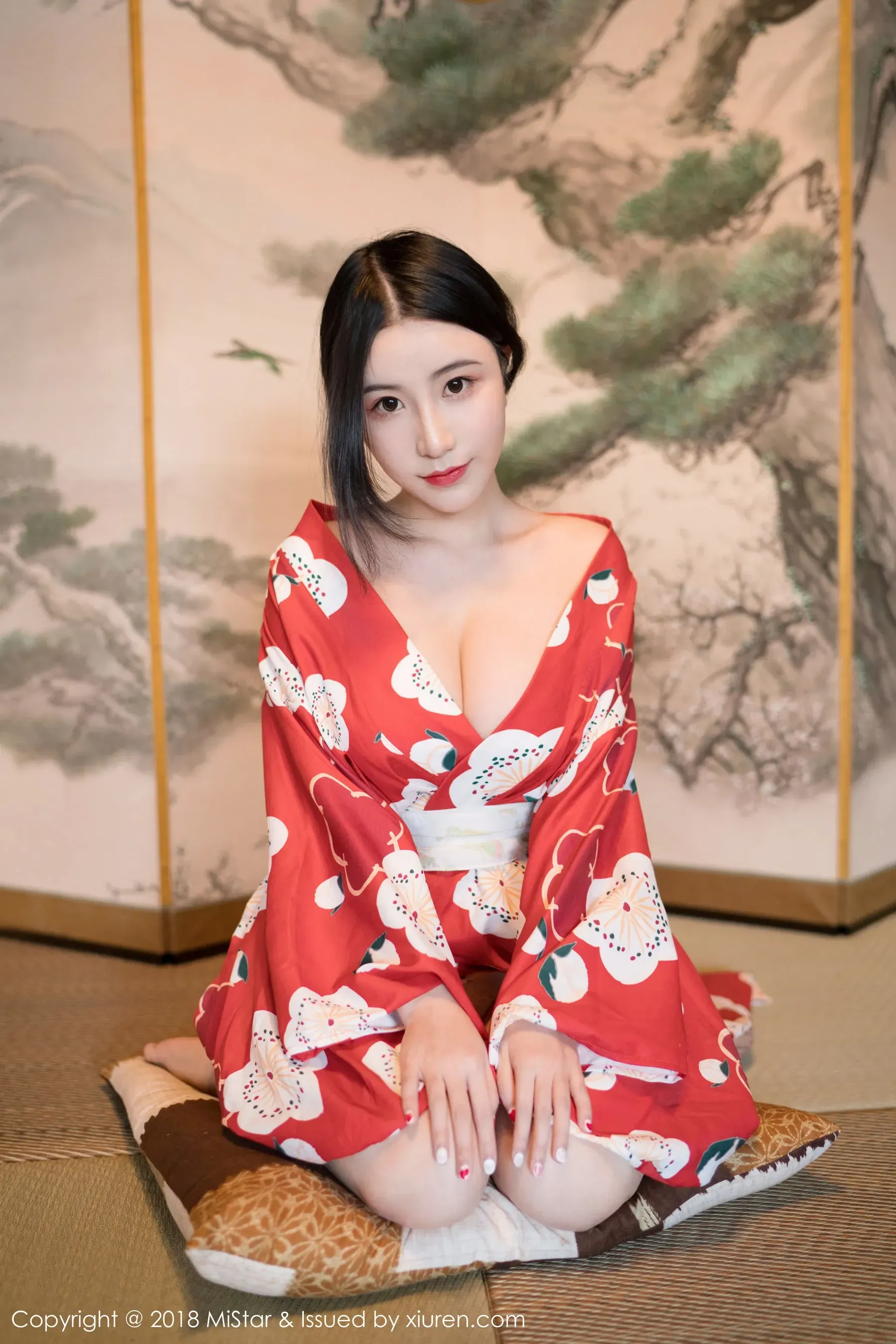 谢芷馨Sindy《娇艳红色和服》 魅妍社 VOL.210 插图1