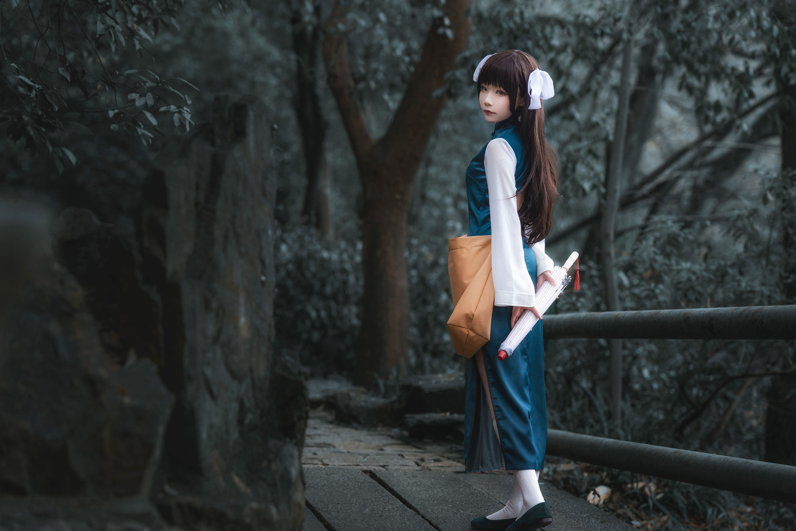 动漫博主王胖胖u – 小道友旗袍 [9P] 插图5
