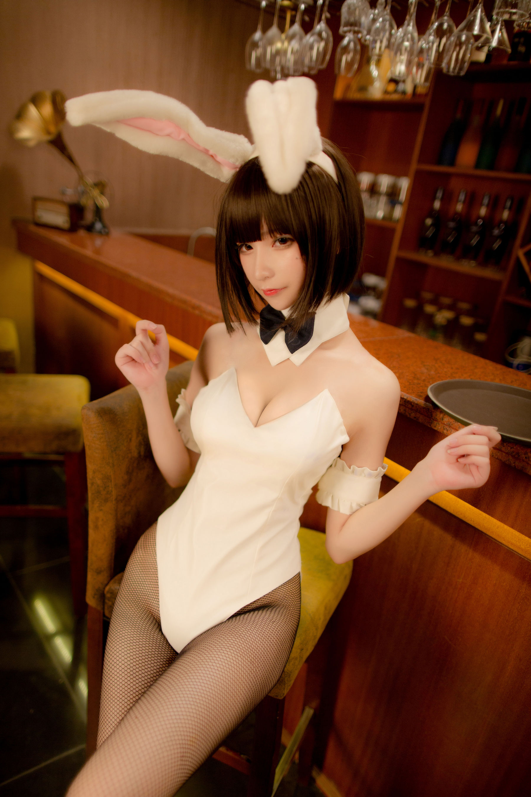 拼音拼嘤嘤 – 加藤惠兔女郎 [9P] 插图1