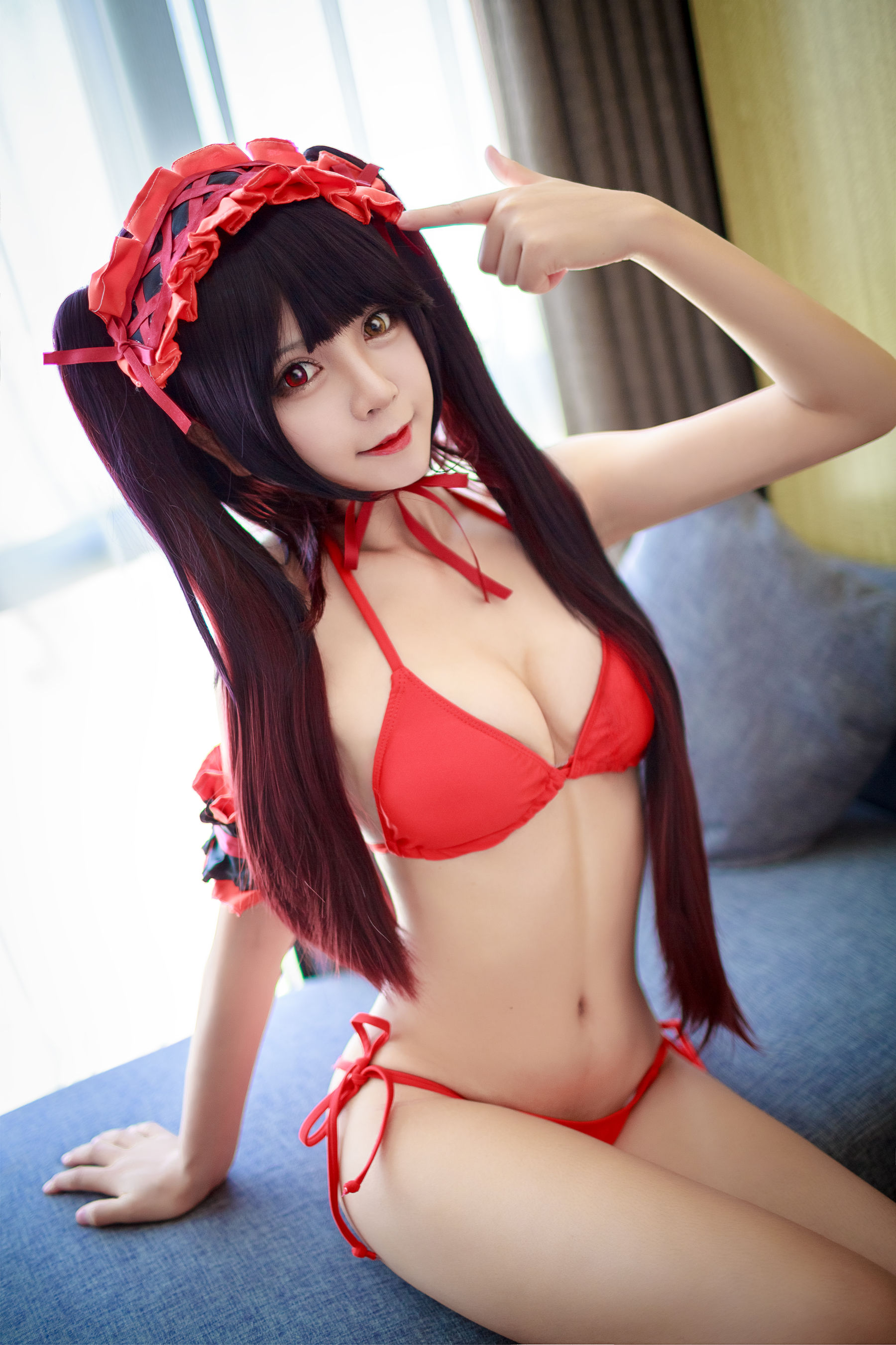 塔塔_Lo1iTa图集 – 狂三泳装 [16P] 插图1
