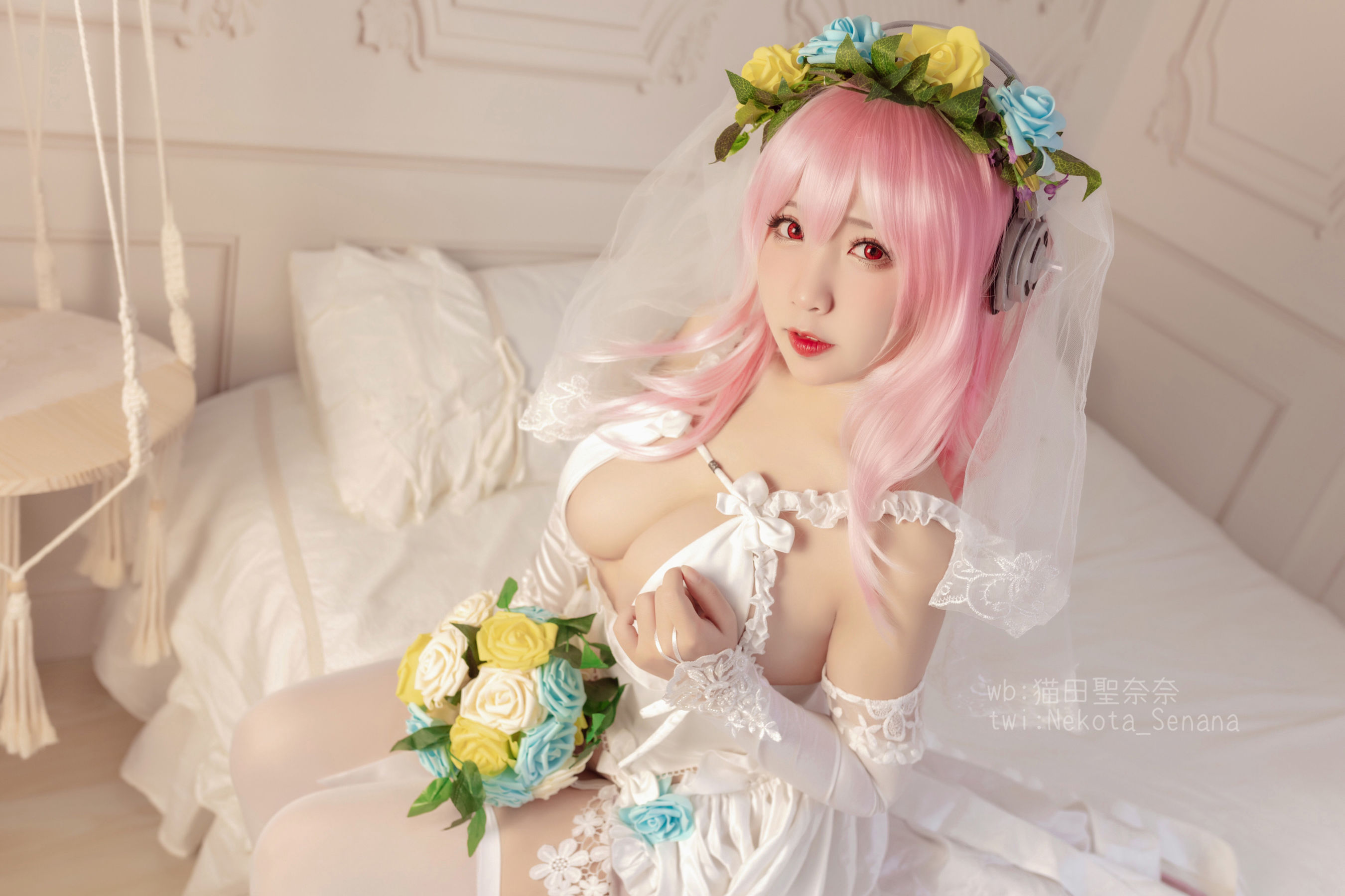 动漫博主貓田聖奈奈 – 索尼子十周年花嫁 [35P] 插图1