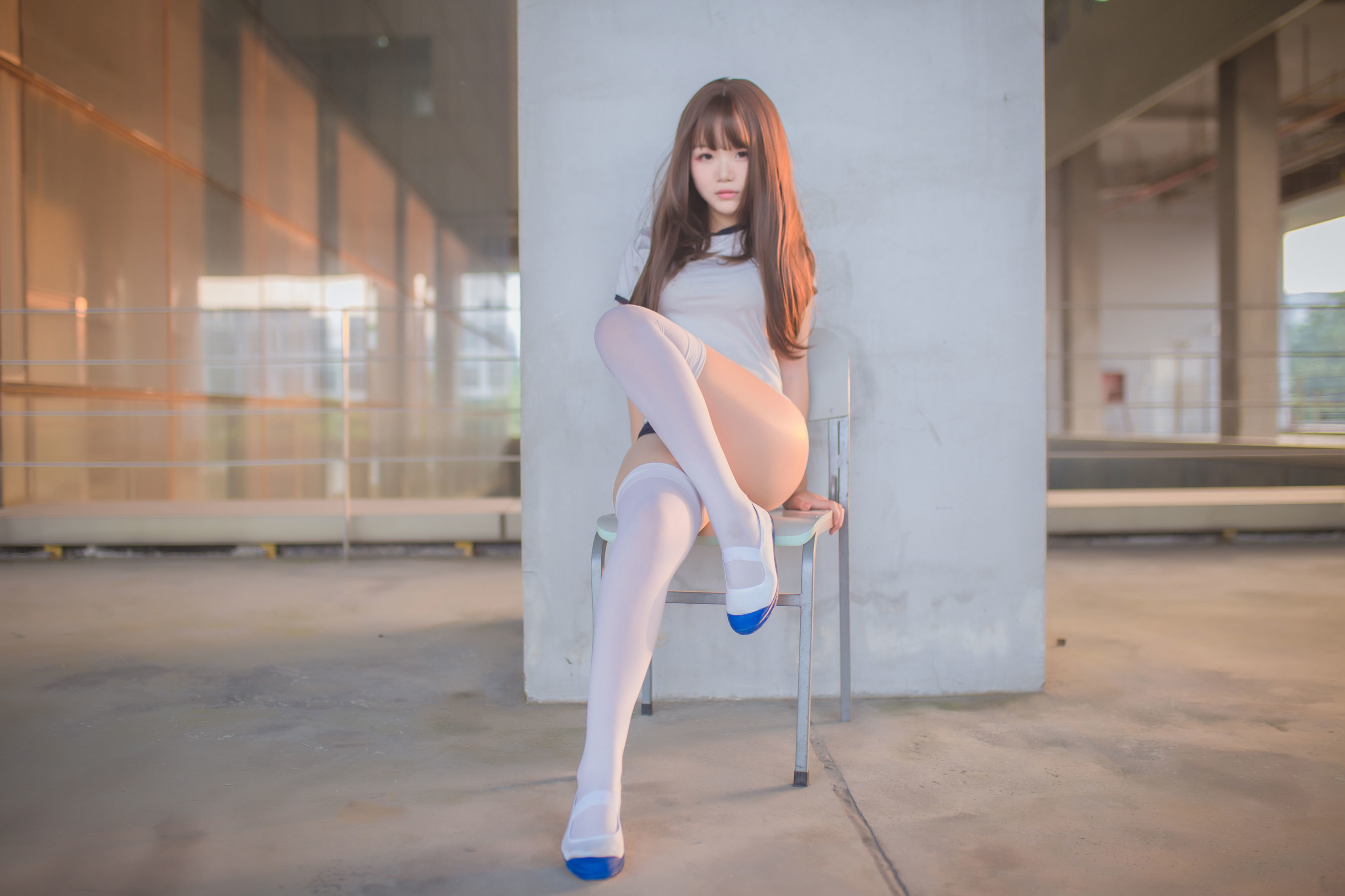 [萝莉COS] Yoko宅夏Cos – 白丝捆绑 [30P] 插图1
