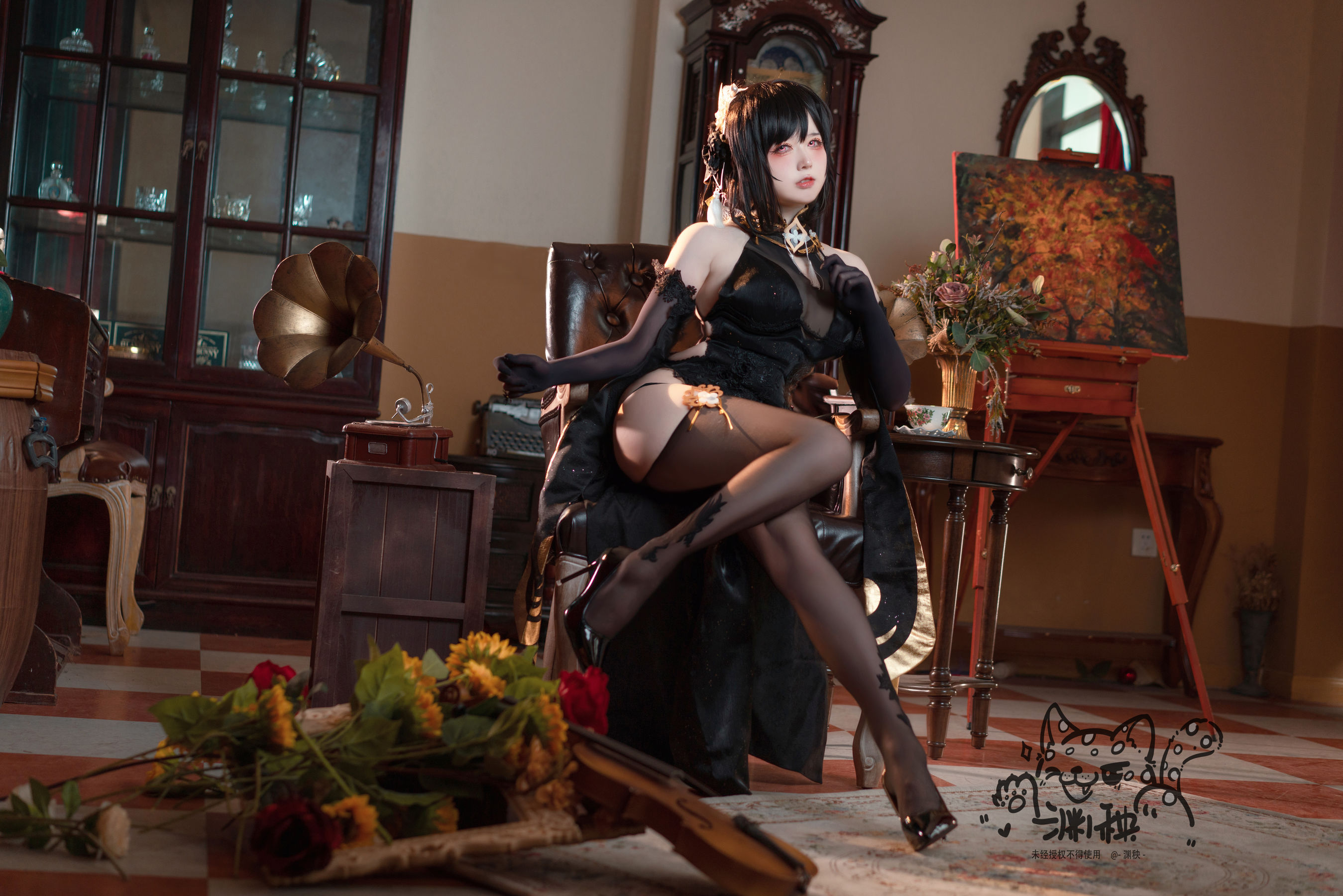 -渊秧- – 镇海旗袍 [14P] 插图1