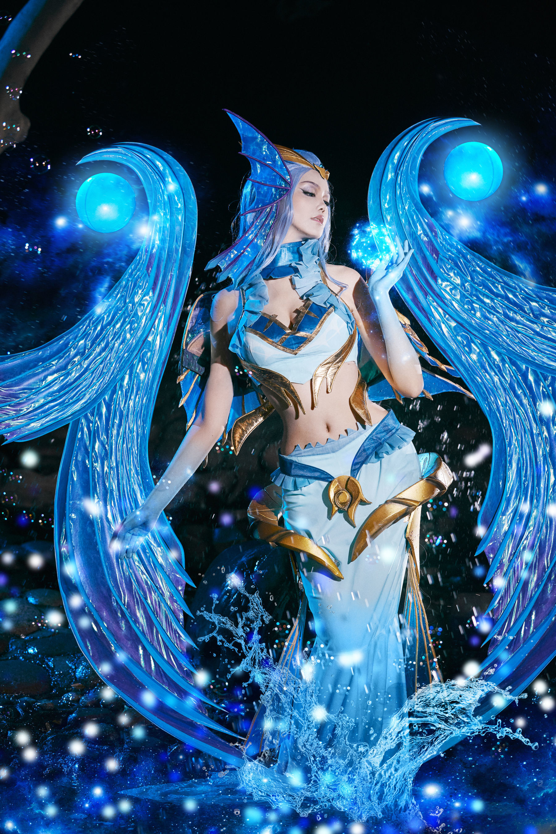 人气coser戚顾儿MIKI 王者荣耀 武则天海洋之心 [19P] 插图1