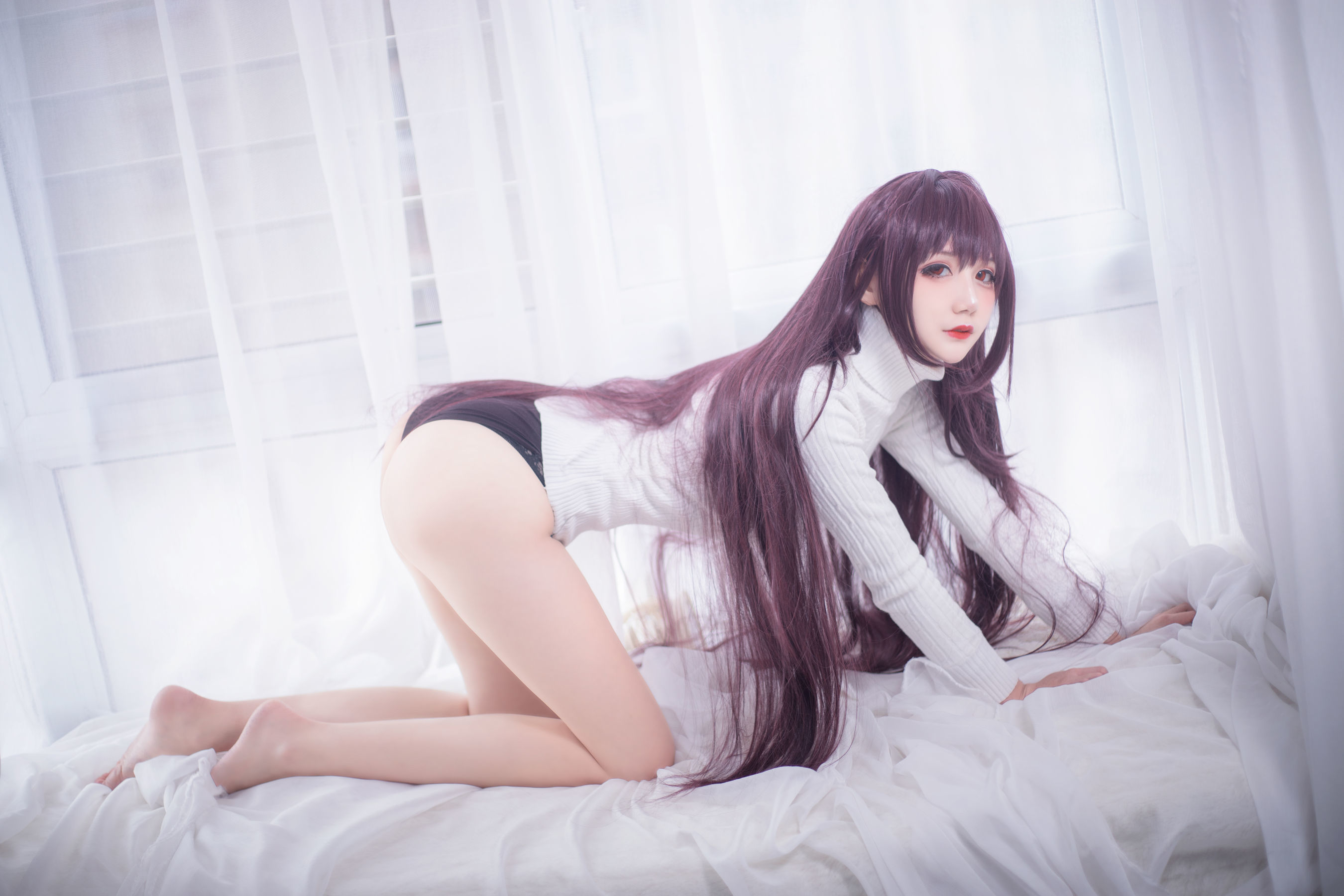 COS妹子仙九Airi – 斯卡哈毛衣 [21P] 插图2
