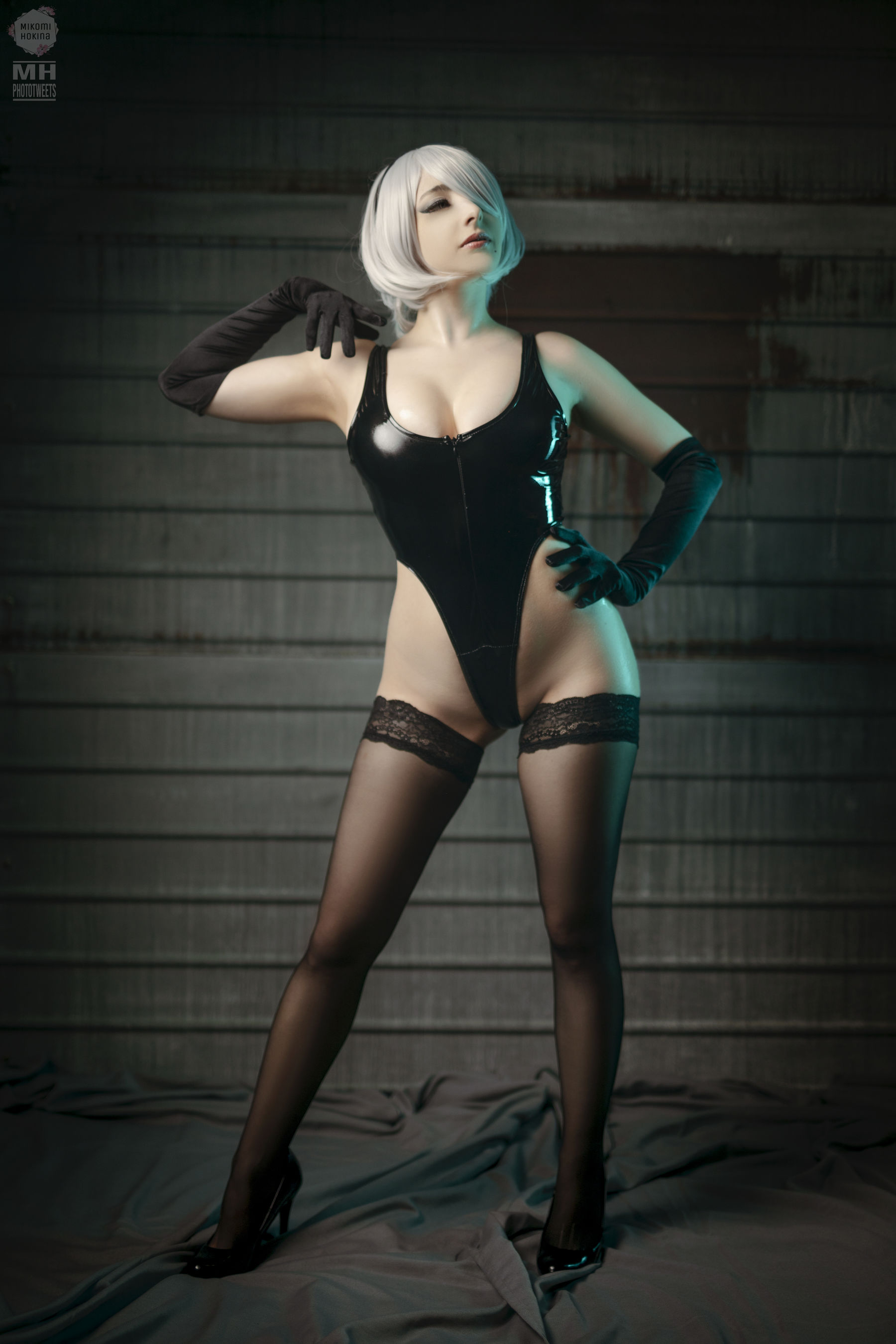 Mikomi Hokina – 2B Oily Leotard [33P] 插图1