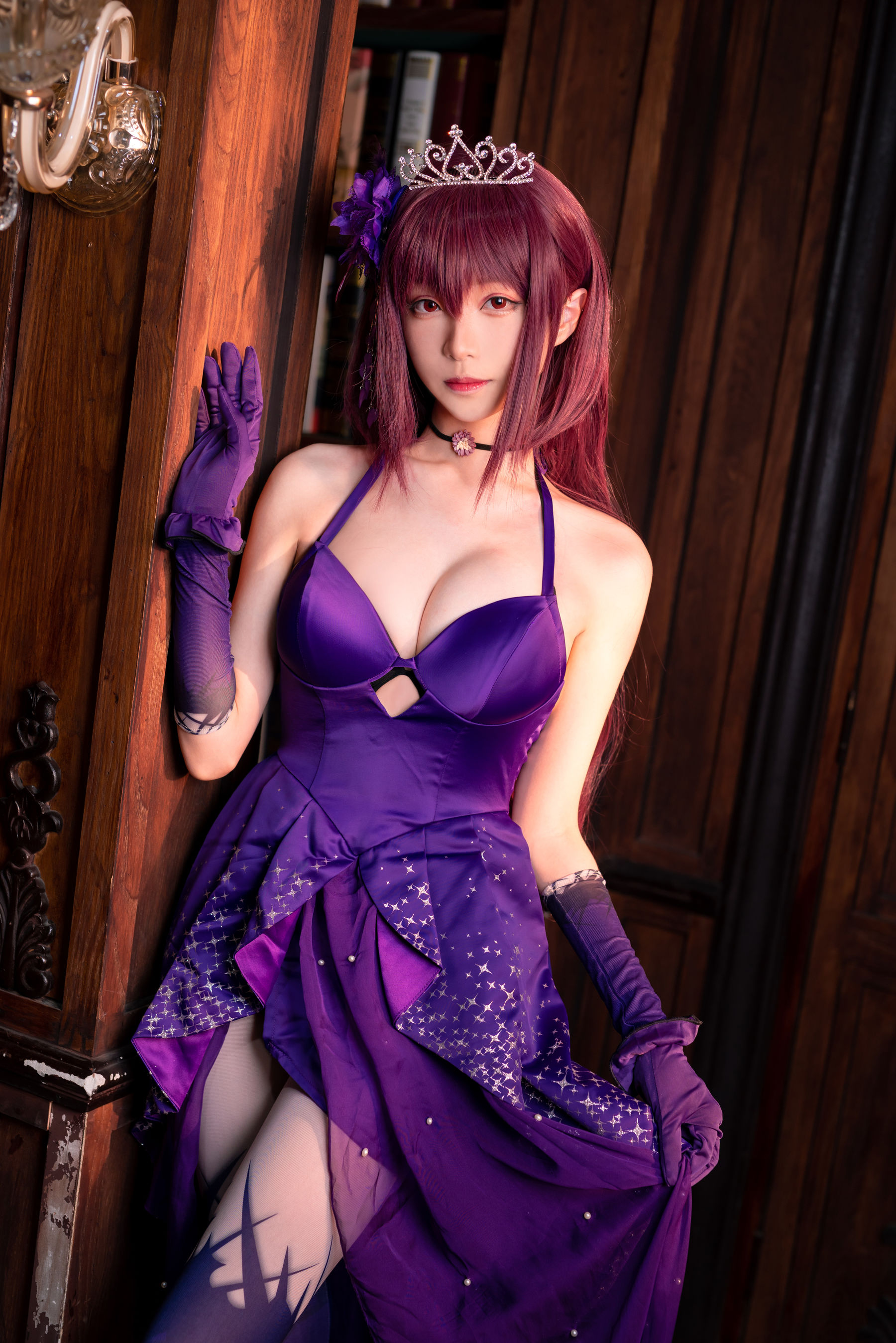 [Cosplay写真] 长腿Coser青青子Js – 斯卡哈2 [37P] 插图1