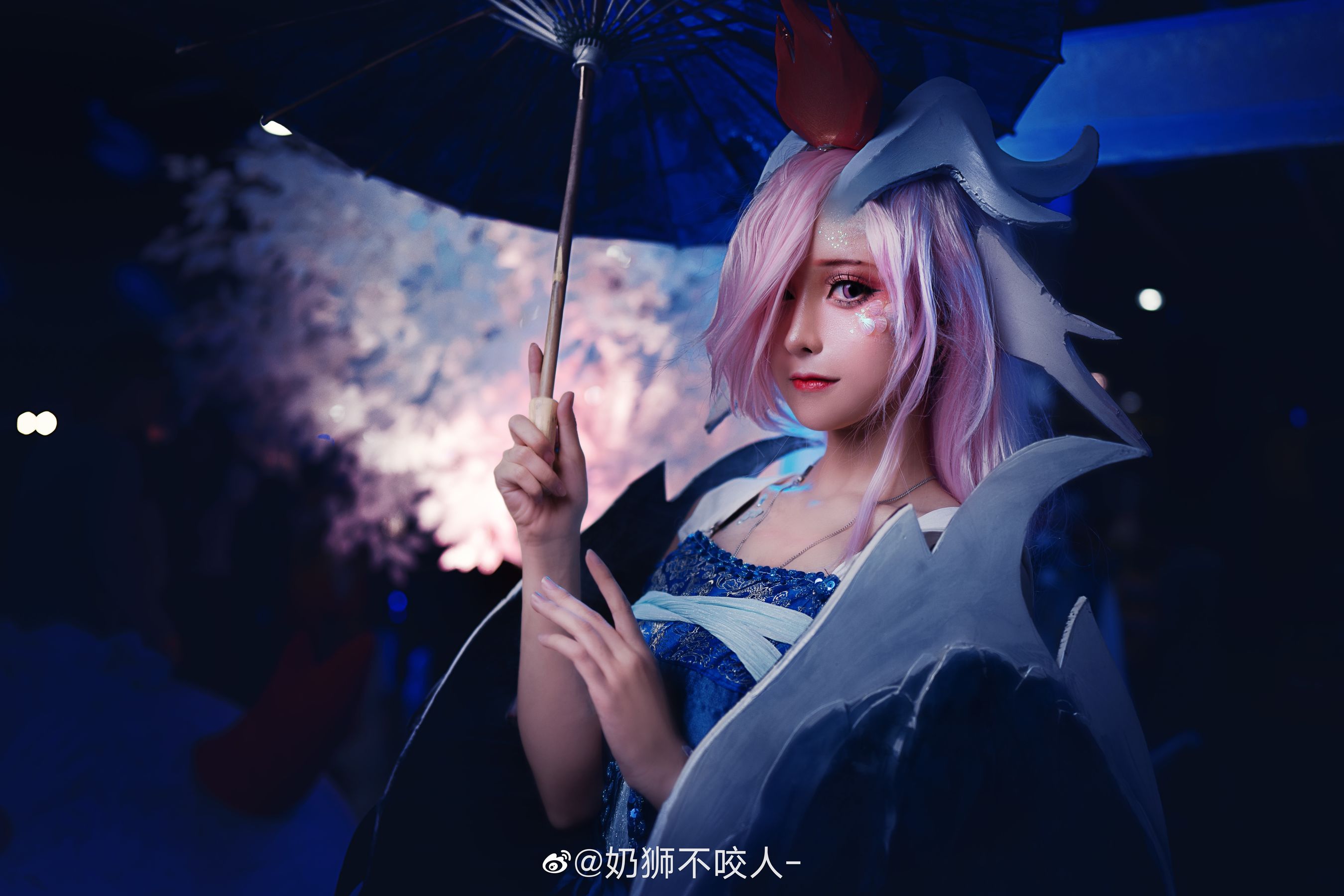 [Cosplay写真] 奶狮不咬人 – 雨师 [9P] 插图1