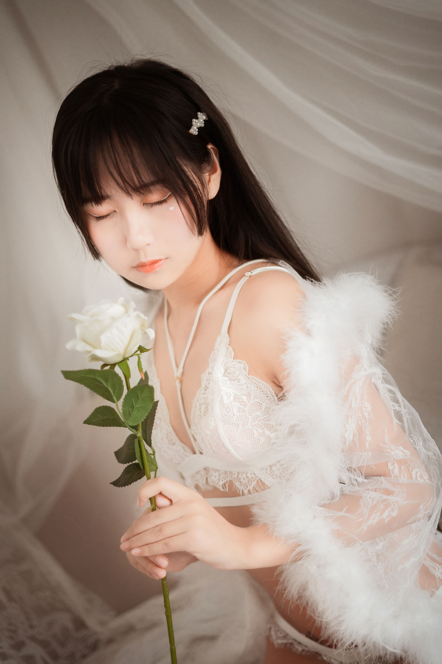 阳光美少女萌芽儿o0 毛绒内衣 [27P] 插图1