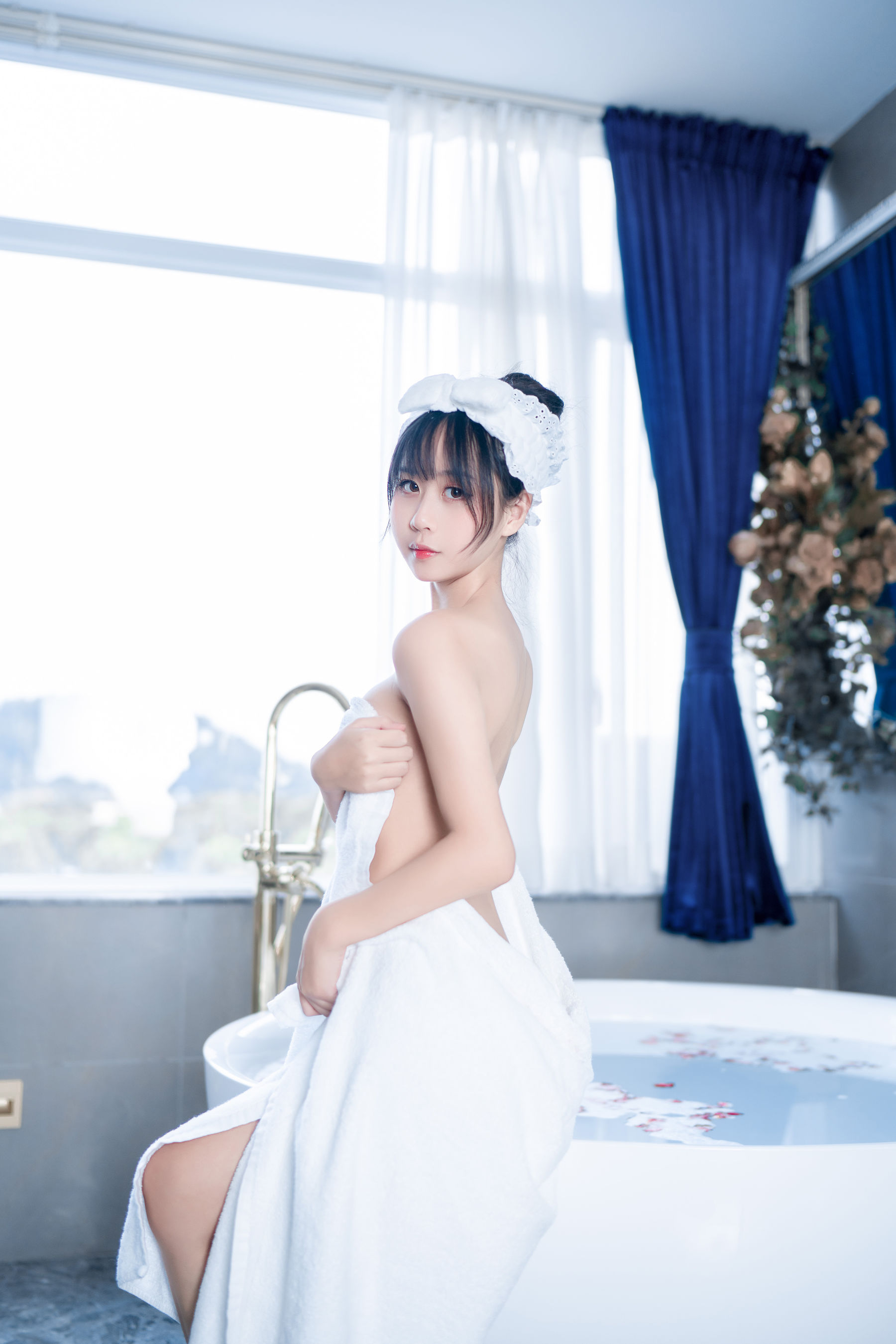 阳光美少女萌芽儿o0 – 浴巾 [27P] 插图1
