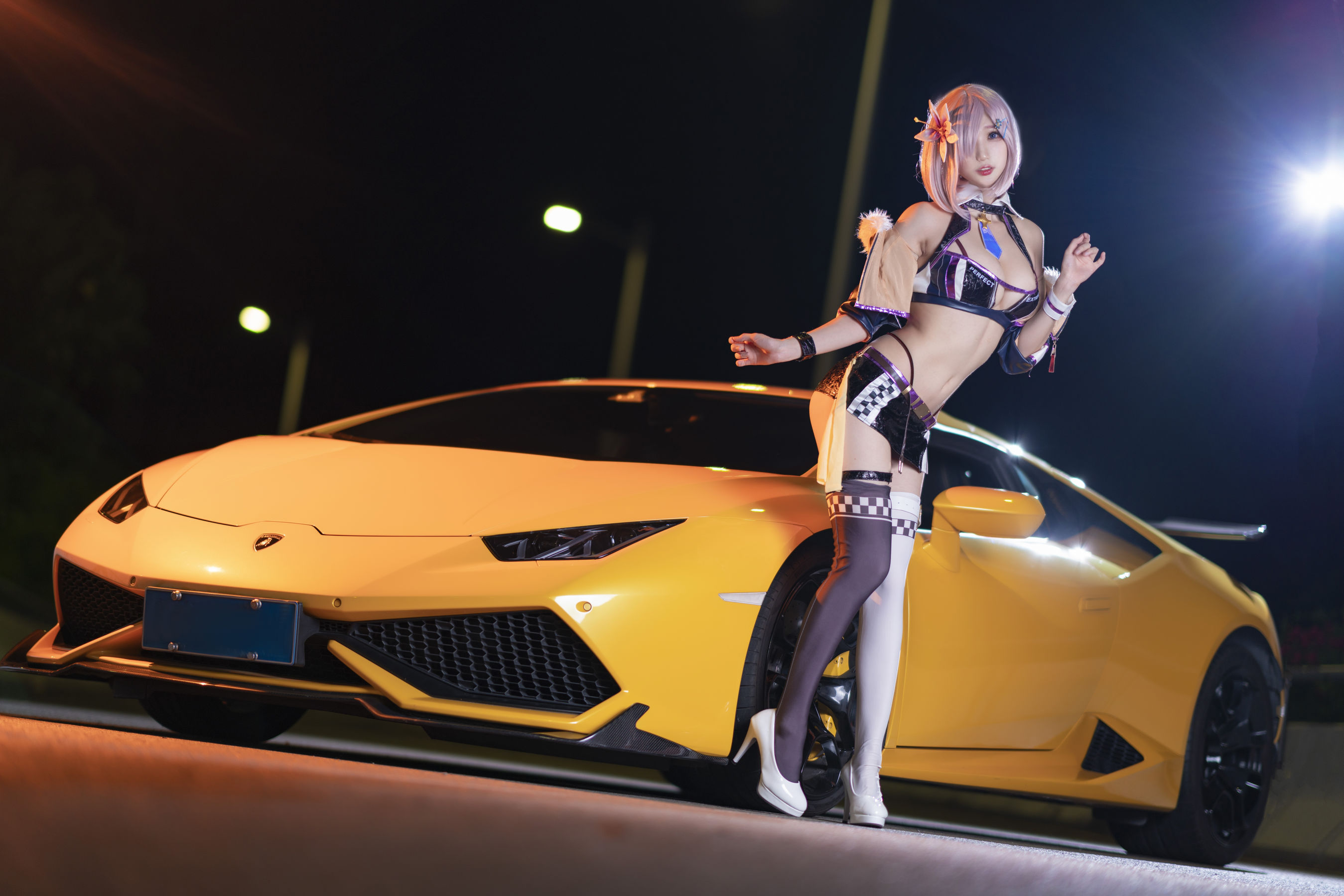 [Cosplay写真] 周叽是可爱兔兔 – 玛修赛车 [21P] 插图1