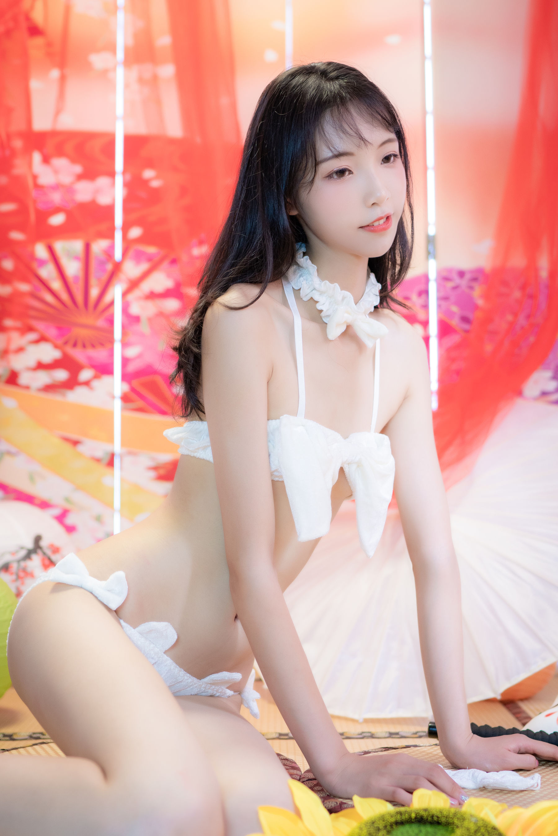 清纯妹子西瓜 白猫咪内衣 [34P] 插图1