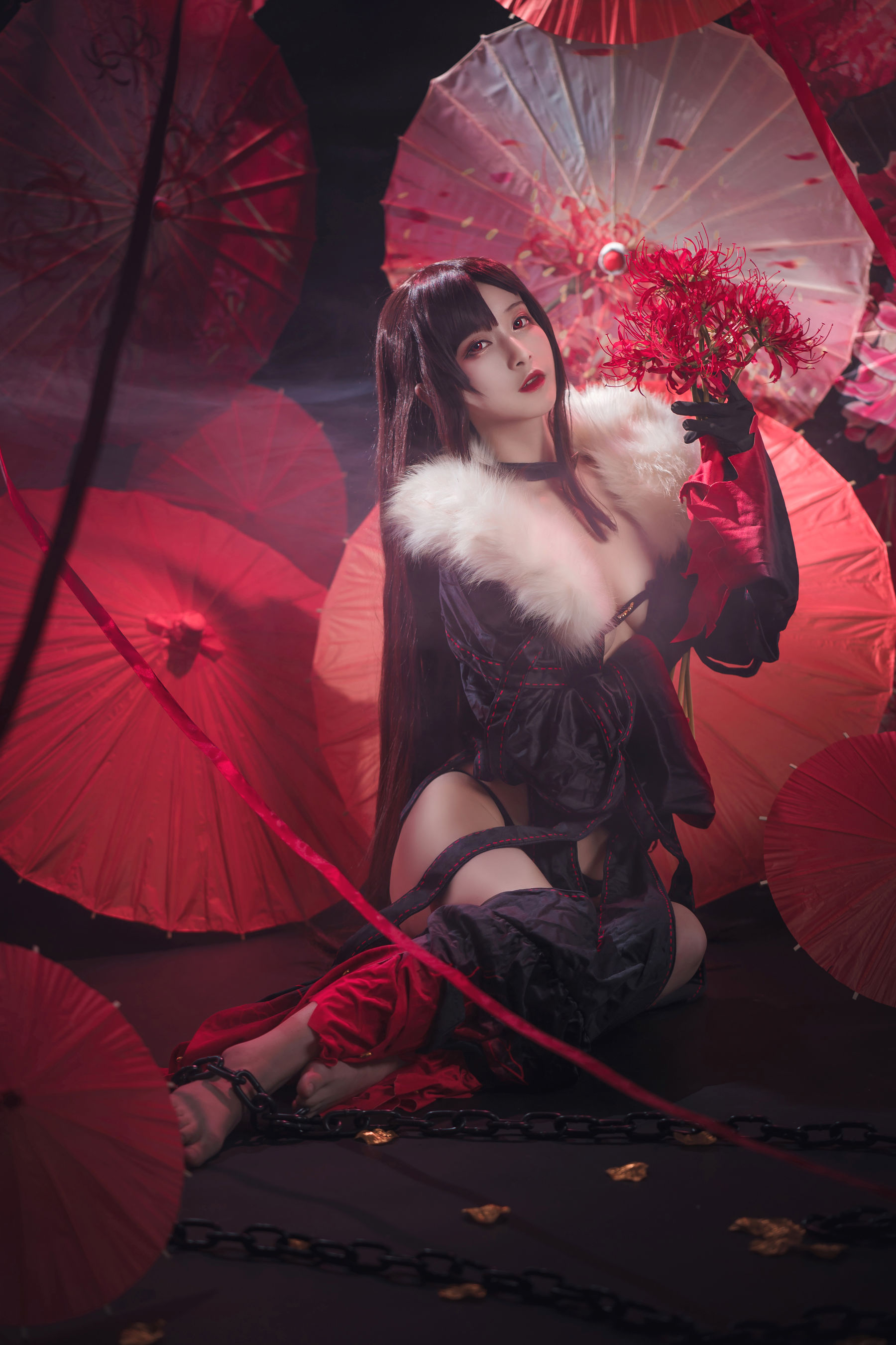 [Cosplay写真] 动漫博主铁板烧鬼舞w – 虞美人 [26P] 插图1