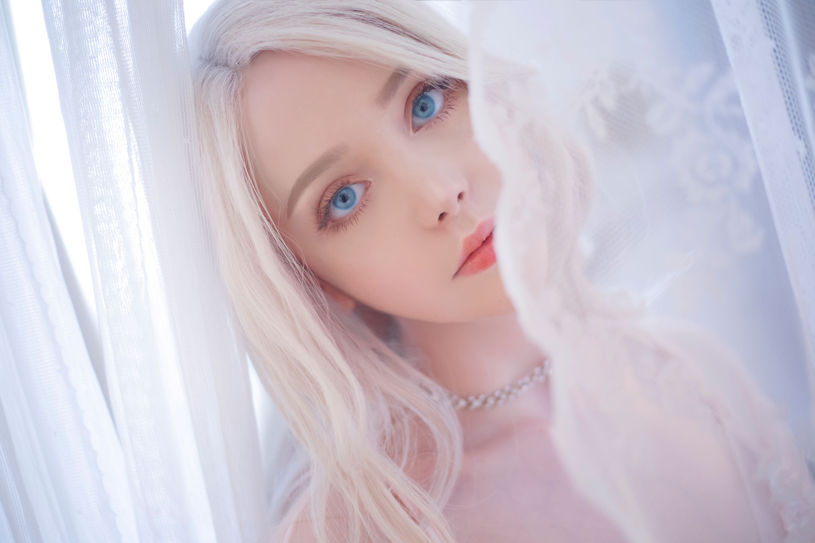 国外美女SayaTheFox – 粉色套裝 [15P] 插图1