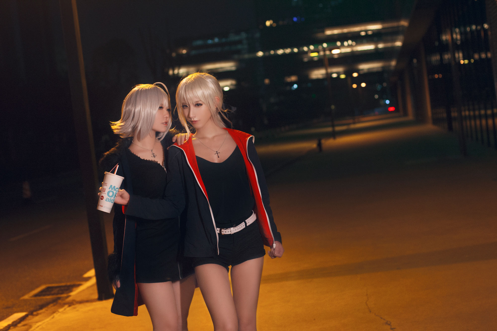 半半子&索索sophia – 黑贞2 [34P] 插图1
