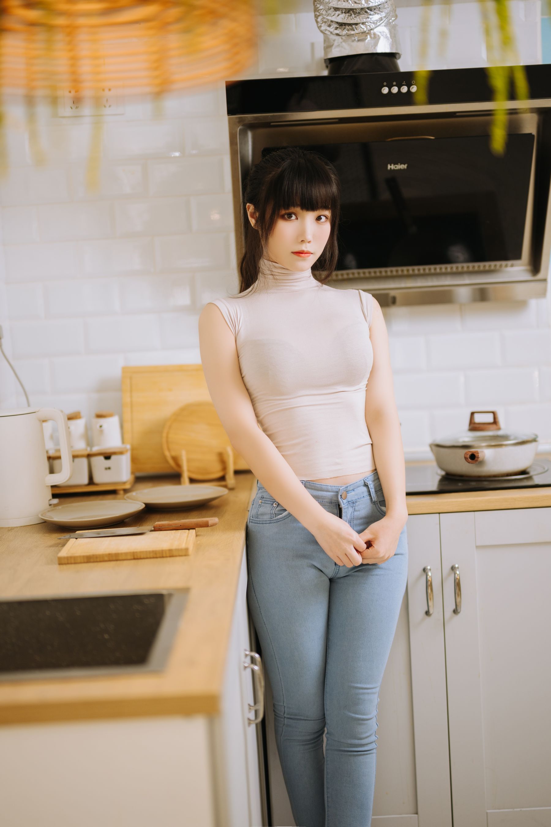 Cosplay汪知子 – 姐姐的牛仔裤 [42P] 插图1