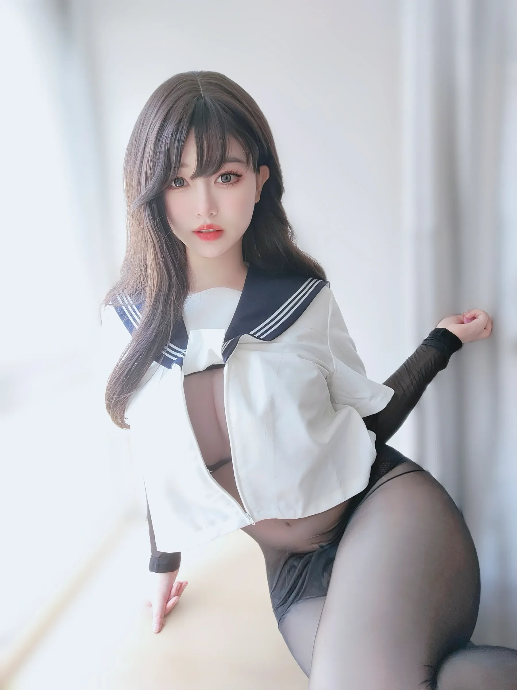 女主K – 性感水手服妹妹 [23P] 插图1