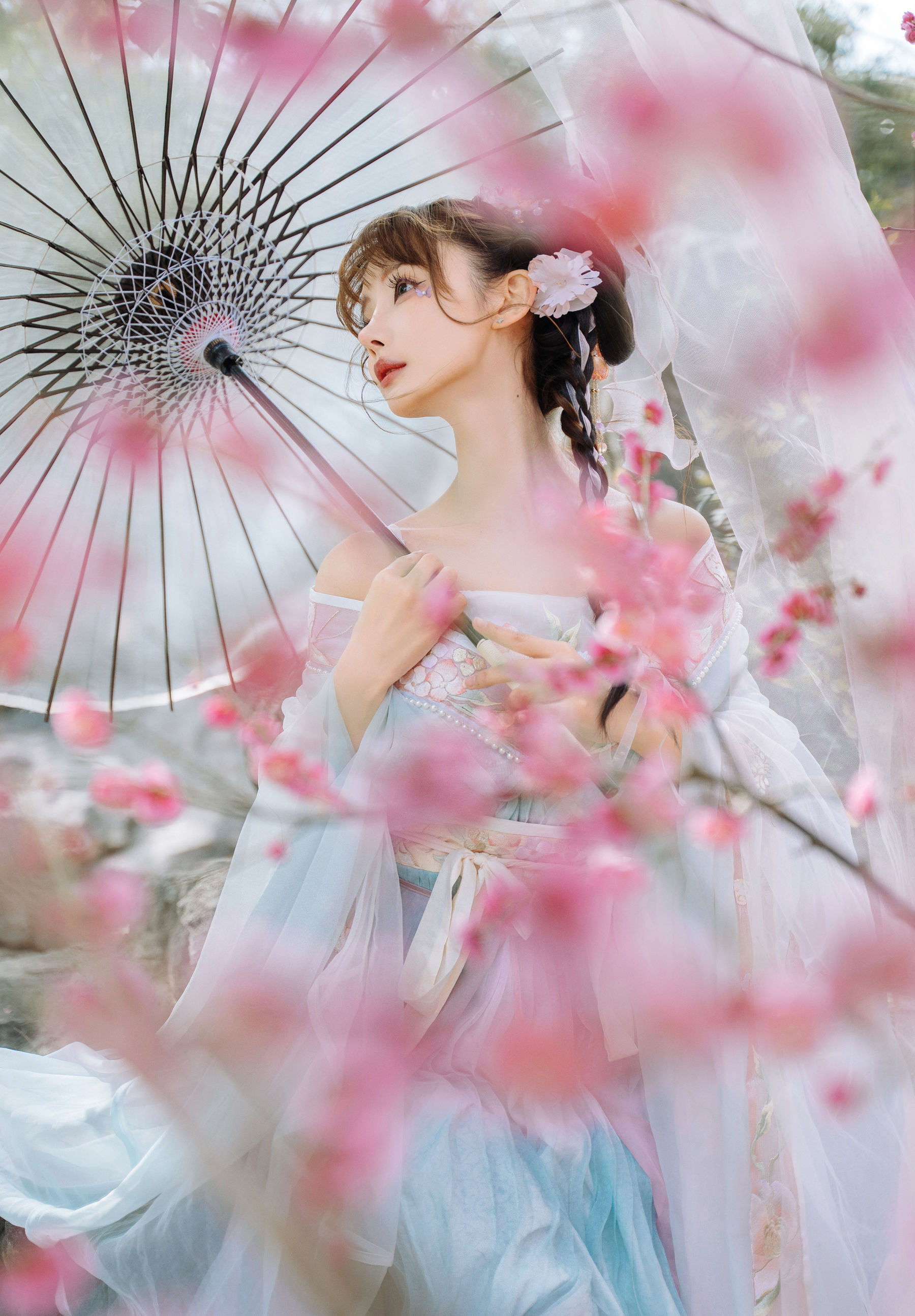 紫氯氯 – 二月梅花 [17P] 插图1