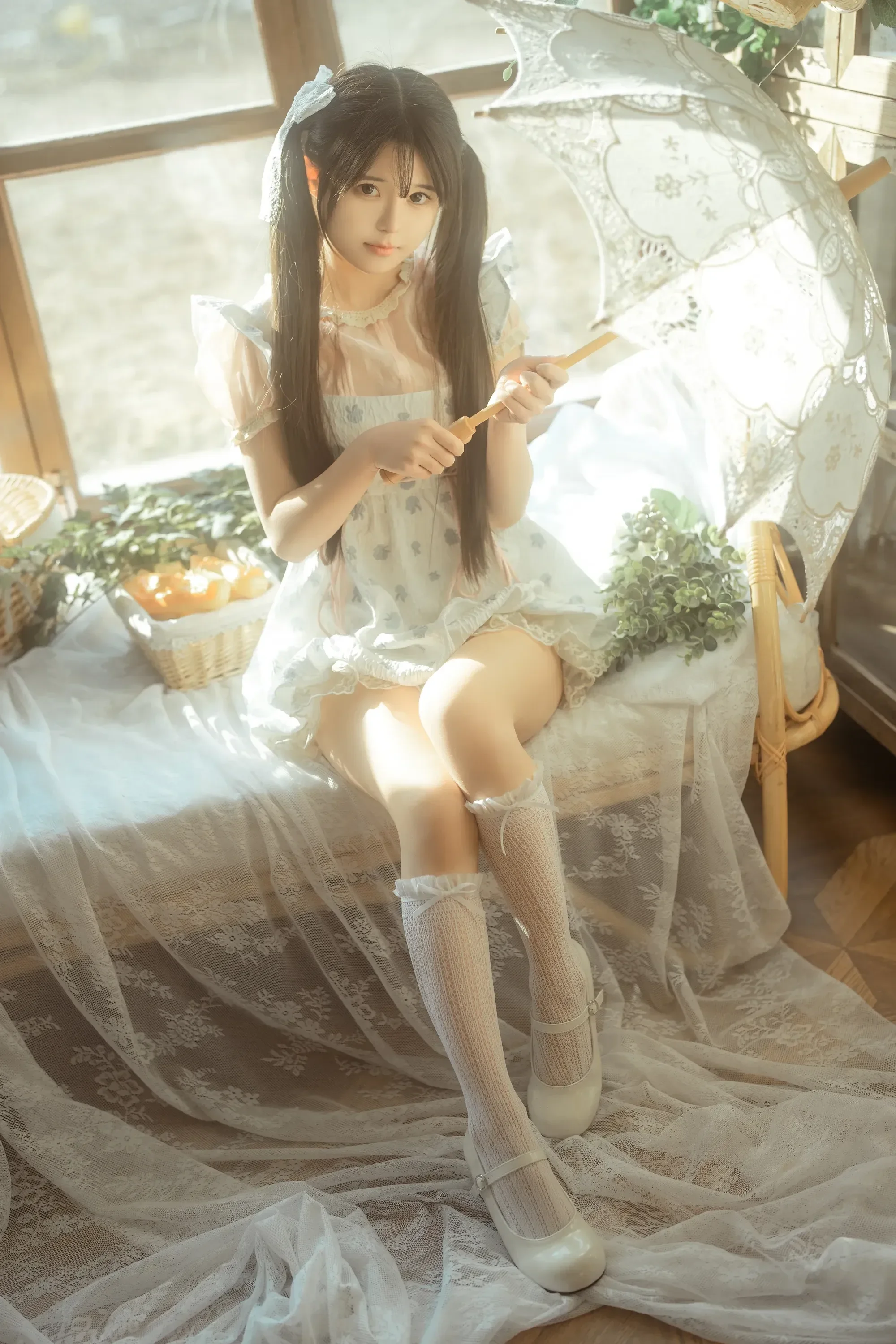 rua阮阮 – 花房 小裙子 [54P] 插图1
