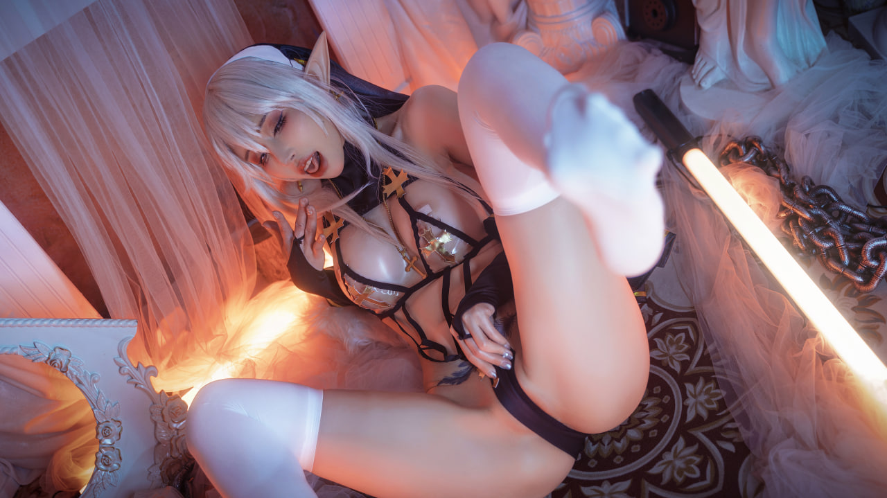 鹿八岁baby – 堕落修女 [61P] 插图1