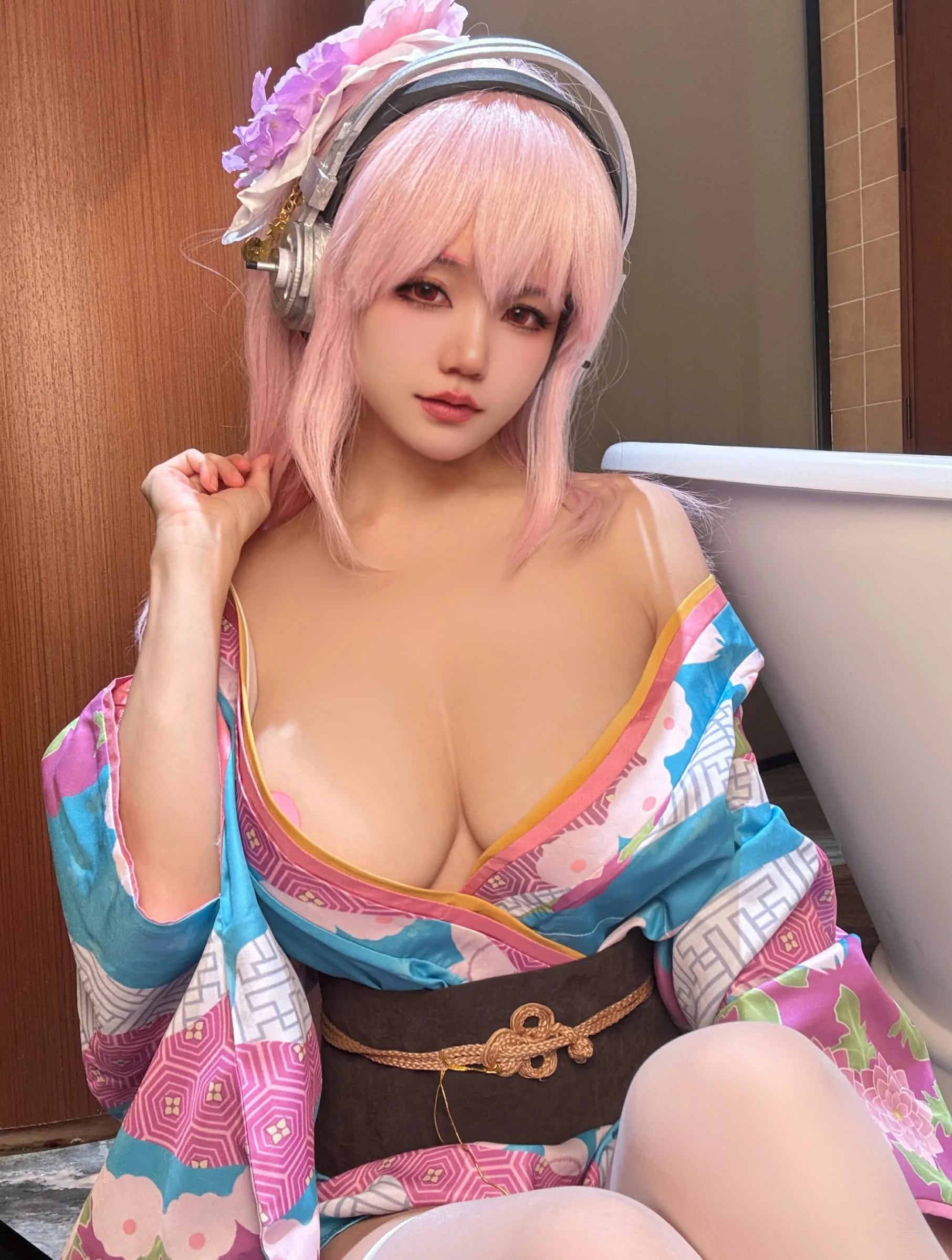 小仓千代w - 超级索尼子浴衣 [56P] 插图1