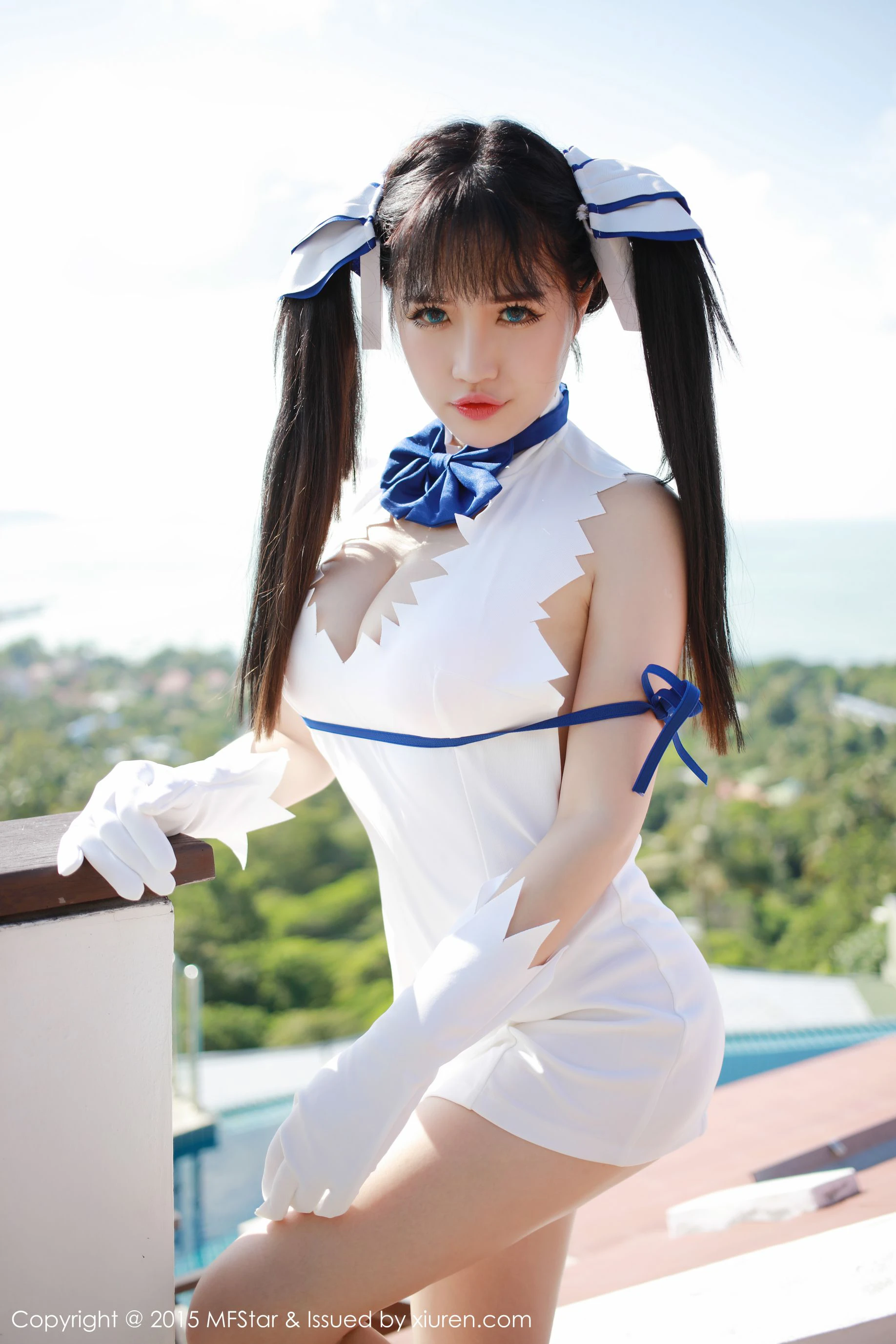 徐cake《苏梅旅拍》COSPLAY+性感泳装 模范学院 Vol.036 插图1