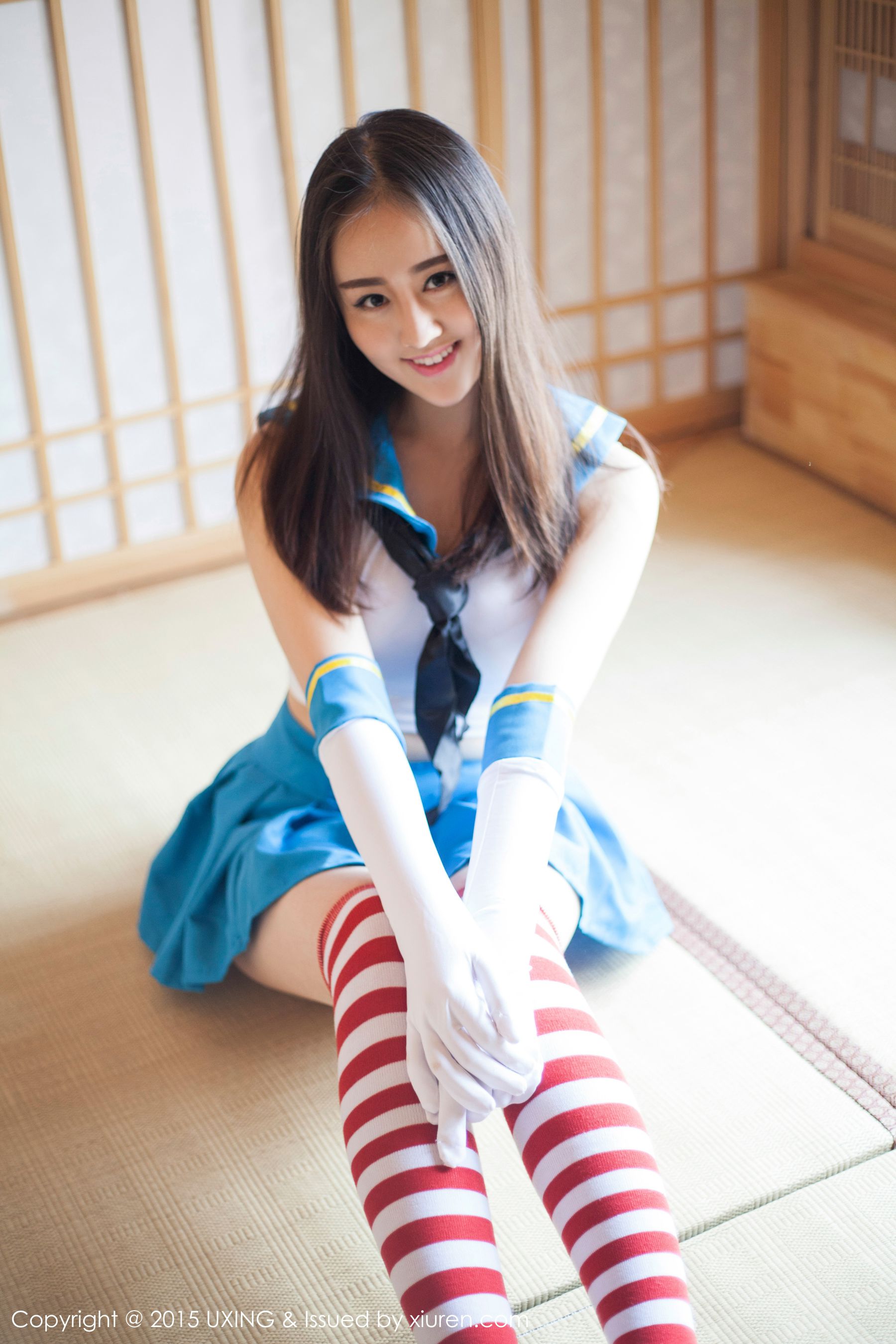 Romi王朝朝 – 美少女校服系列写真集 UXING优星馆 Vol.005 [62P] 插图4