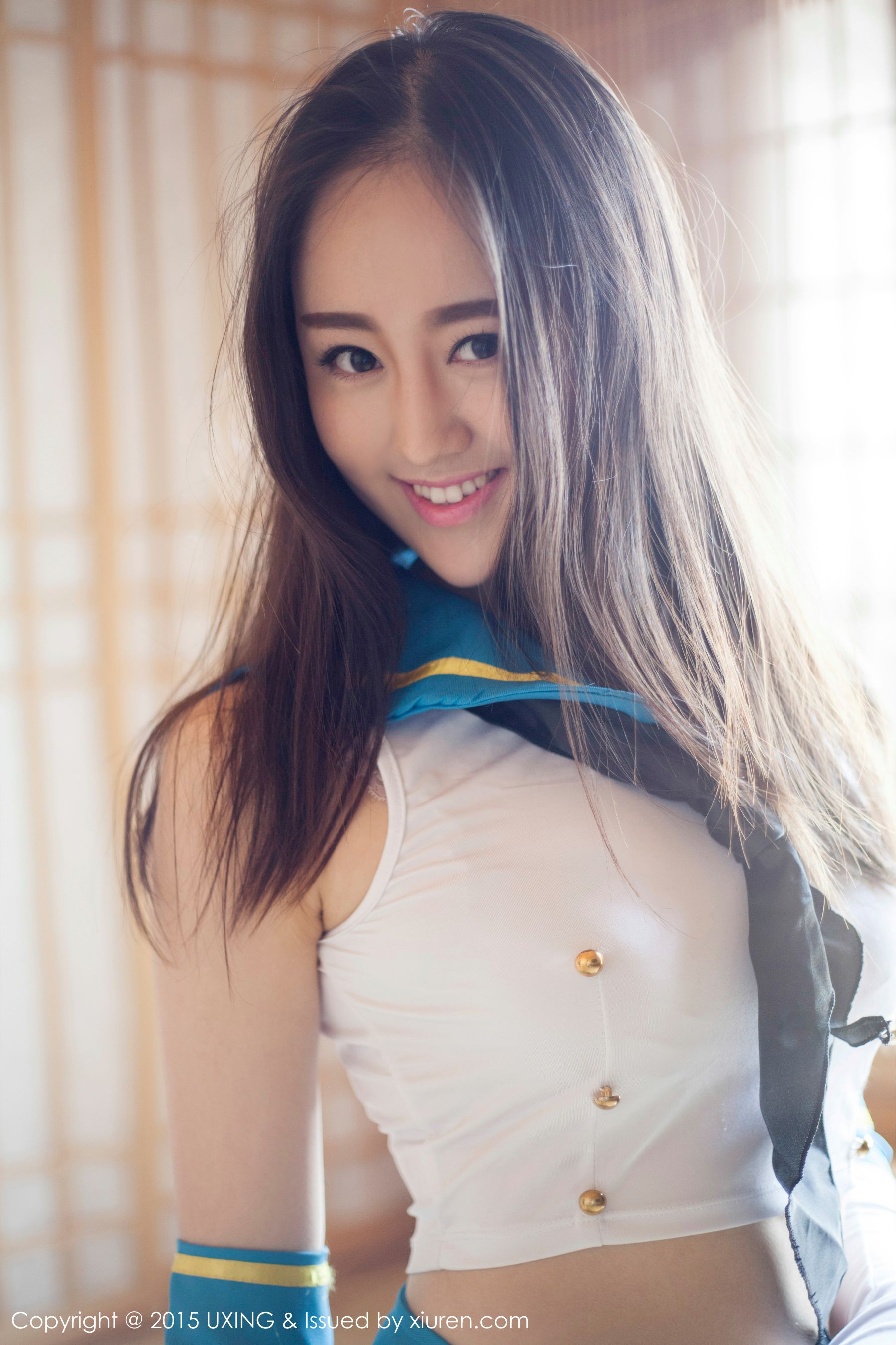Romi王朝朝 – 美少女校服系列写真集 UXING优星馆 Vol.005 [62P] 插图3