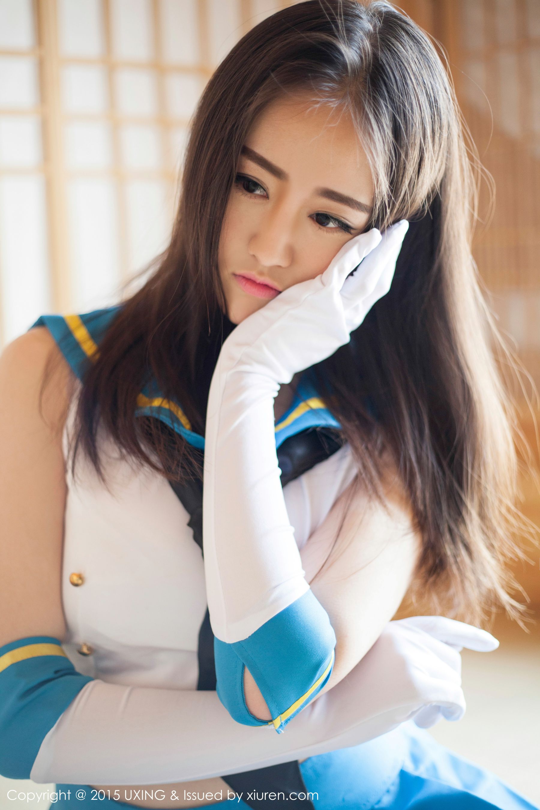 Romi王朝朝 – 美少女校服系列写真集 UXING优星馆 Vol.005 [62P] 插图6
