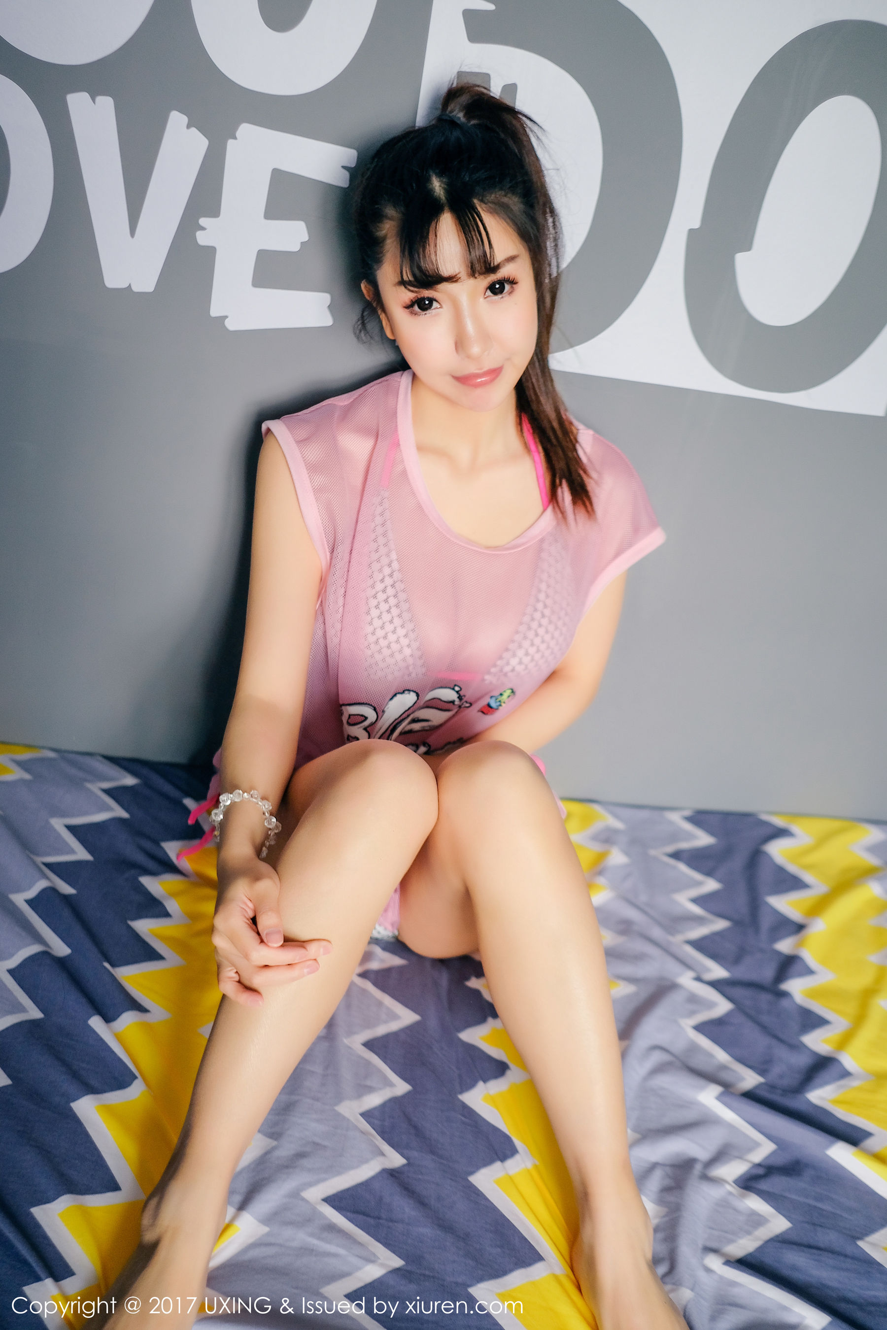 晓茜sunny《傲人美胸、甜美模样》 优星馆UXING VOL.053 [38P] 插图1