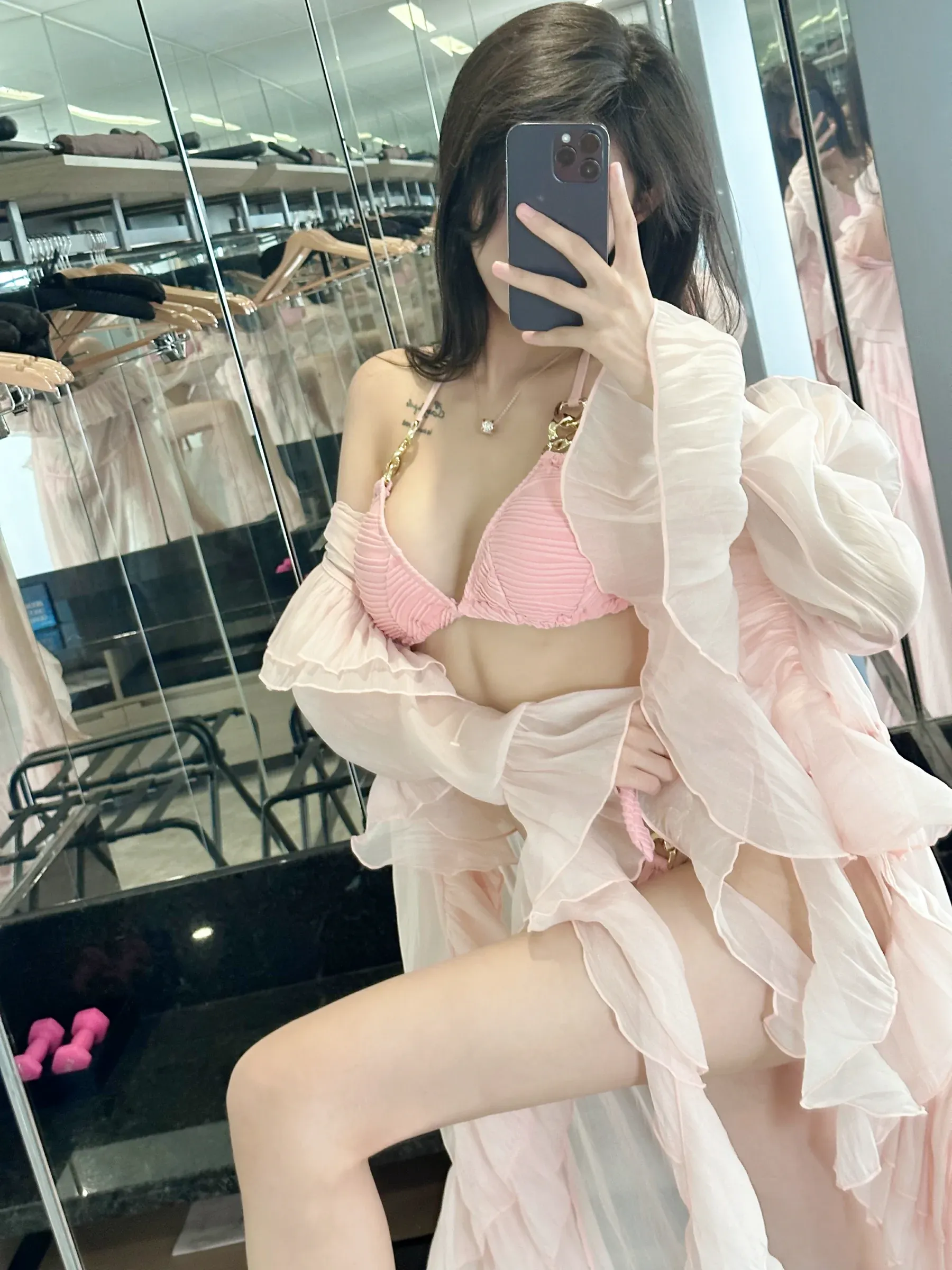 葛征GEZHENG – 粉色长裙 [27P] 插图1