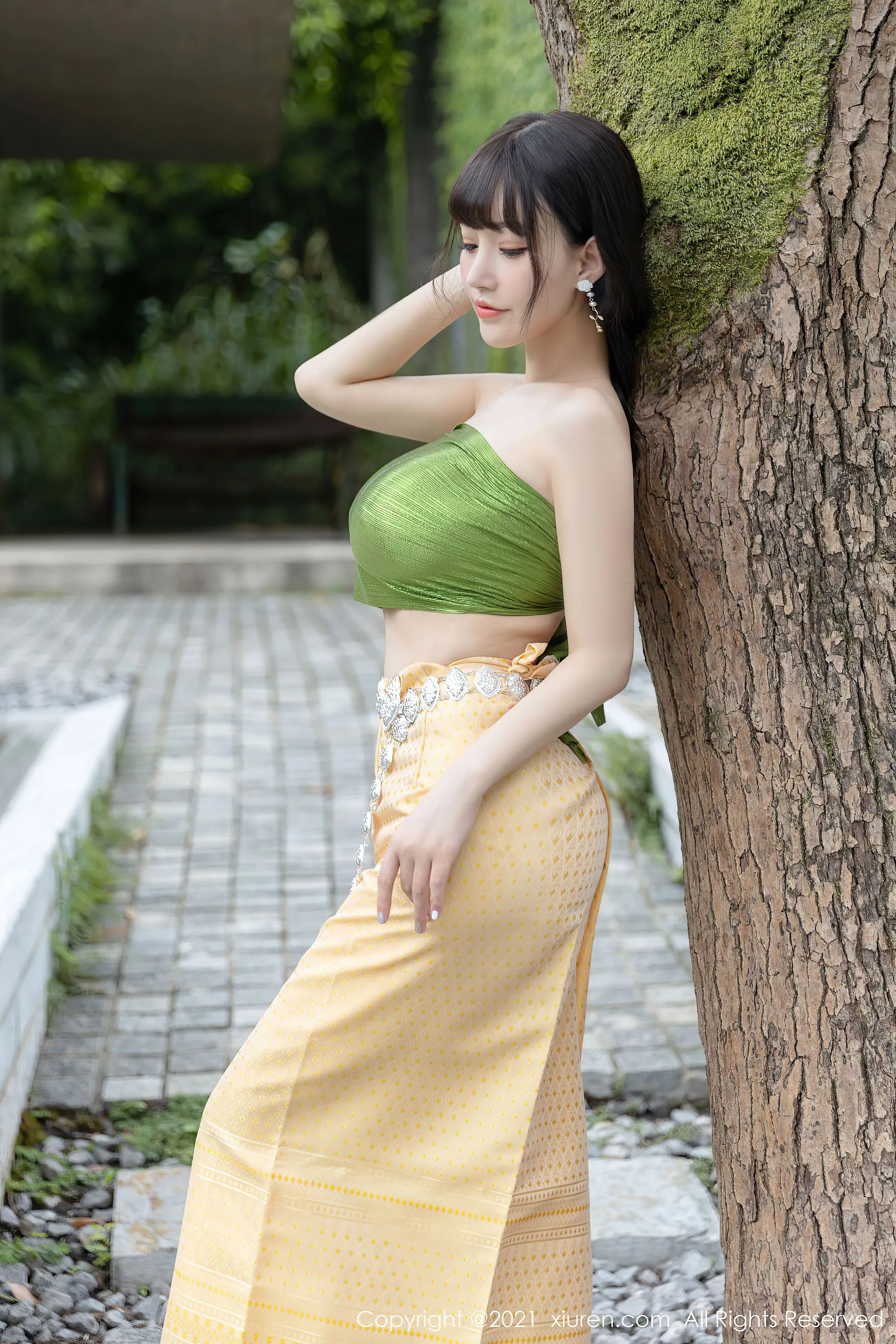 秀人 No.3971 朱可儿Flower 插图1