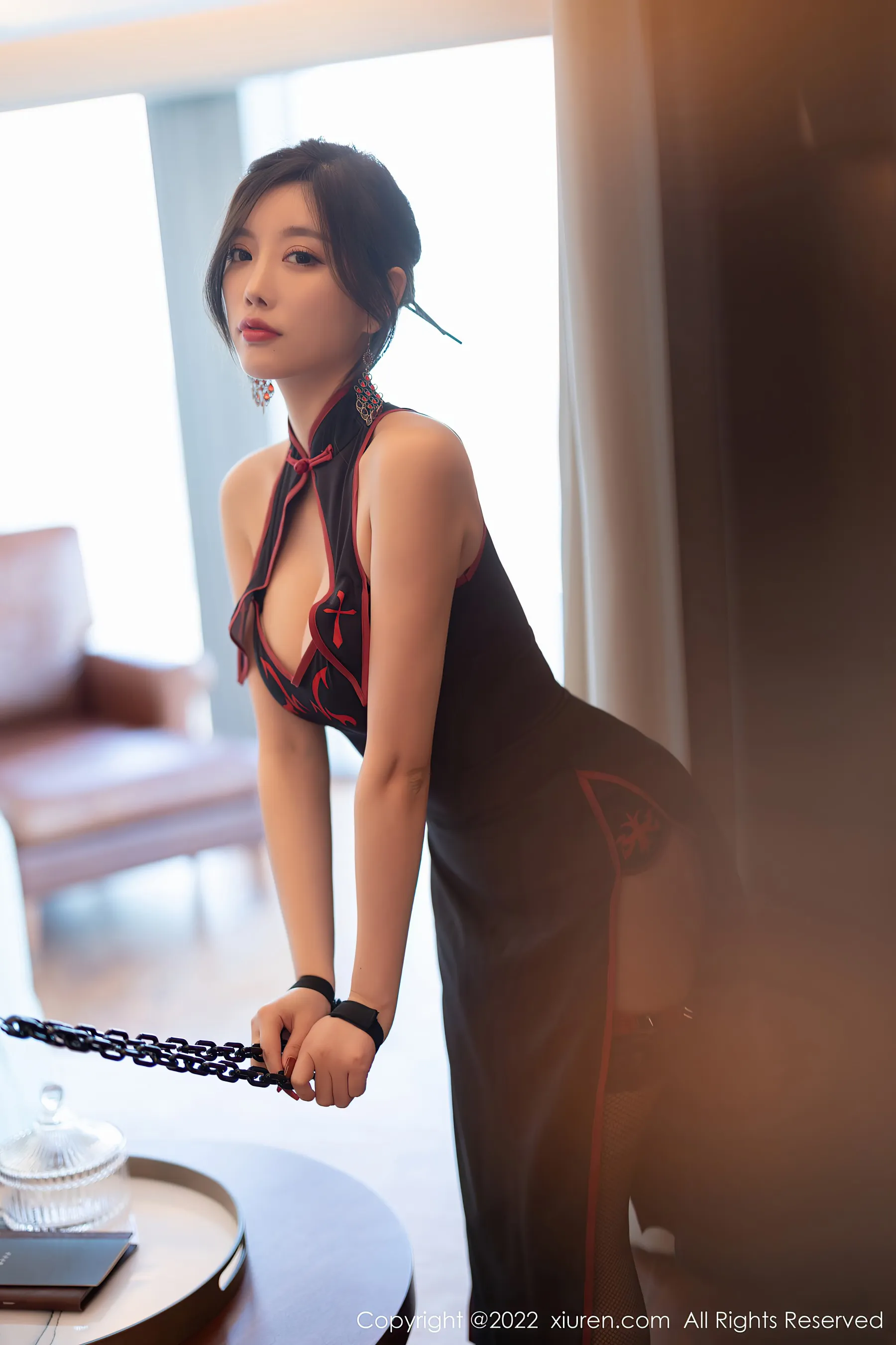 秀人网 No.4587 杨晨晨Yome 旗袍美腿私房写真