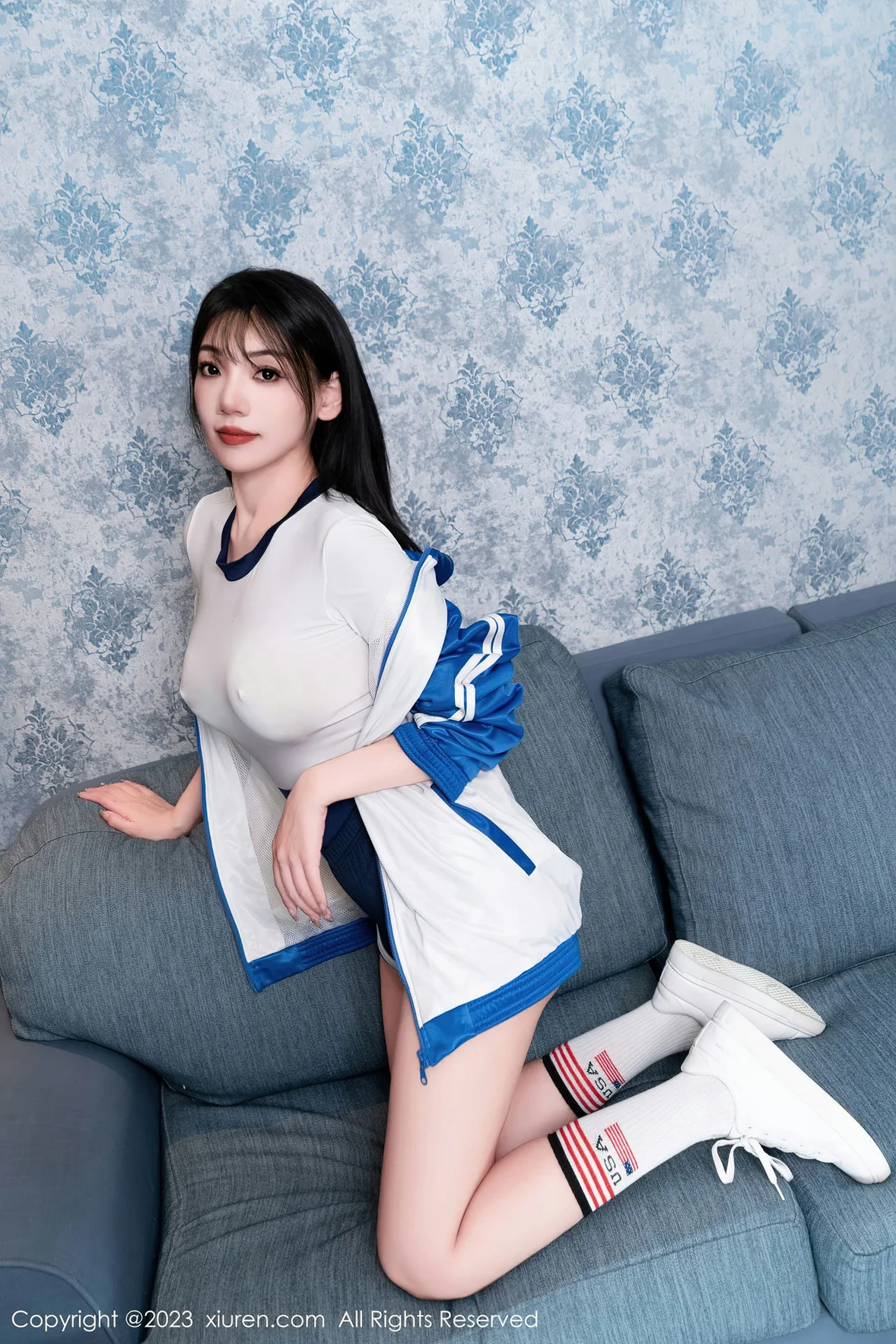 XiuRen 秀人 No.7106 小泡芙winna 窄边系列回归学生服 [60P] 插图1