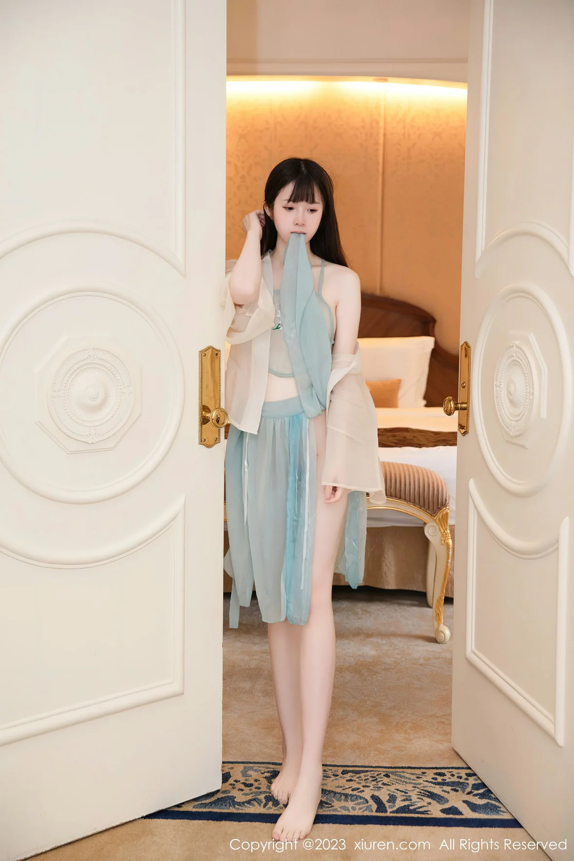 XiuRen 秀人 No.7321 林悠悠 肚兜古装清纯甜美 [87P] 插图1