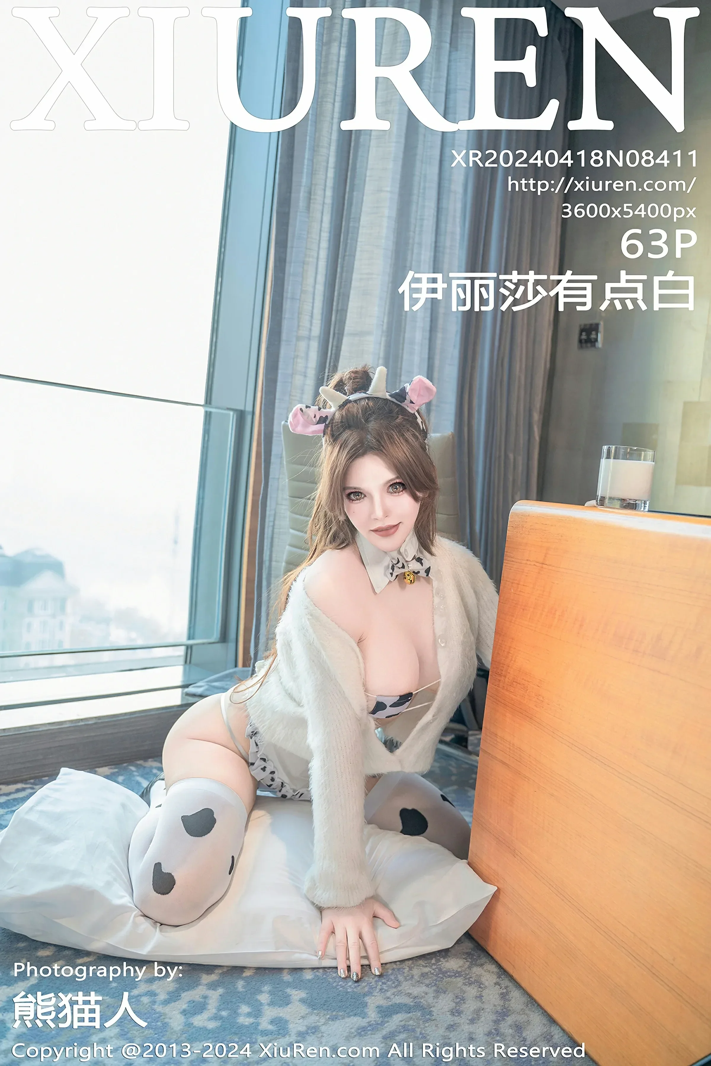 XiuRen 秀人 No.8411 伊丽莎有点白 [63P] 插图1