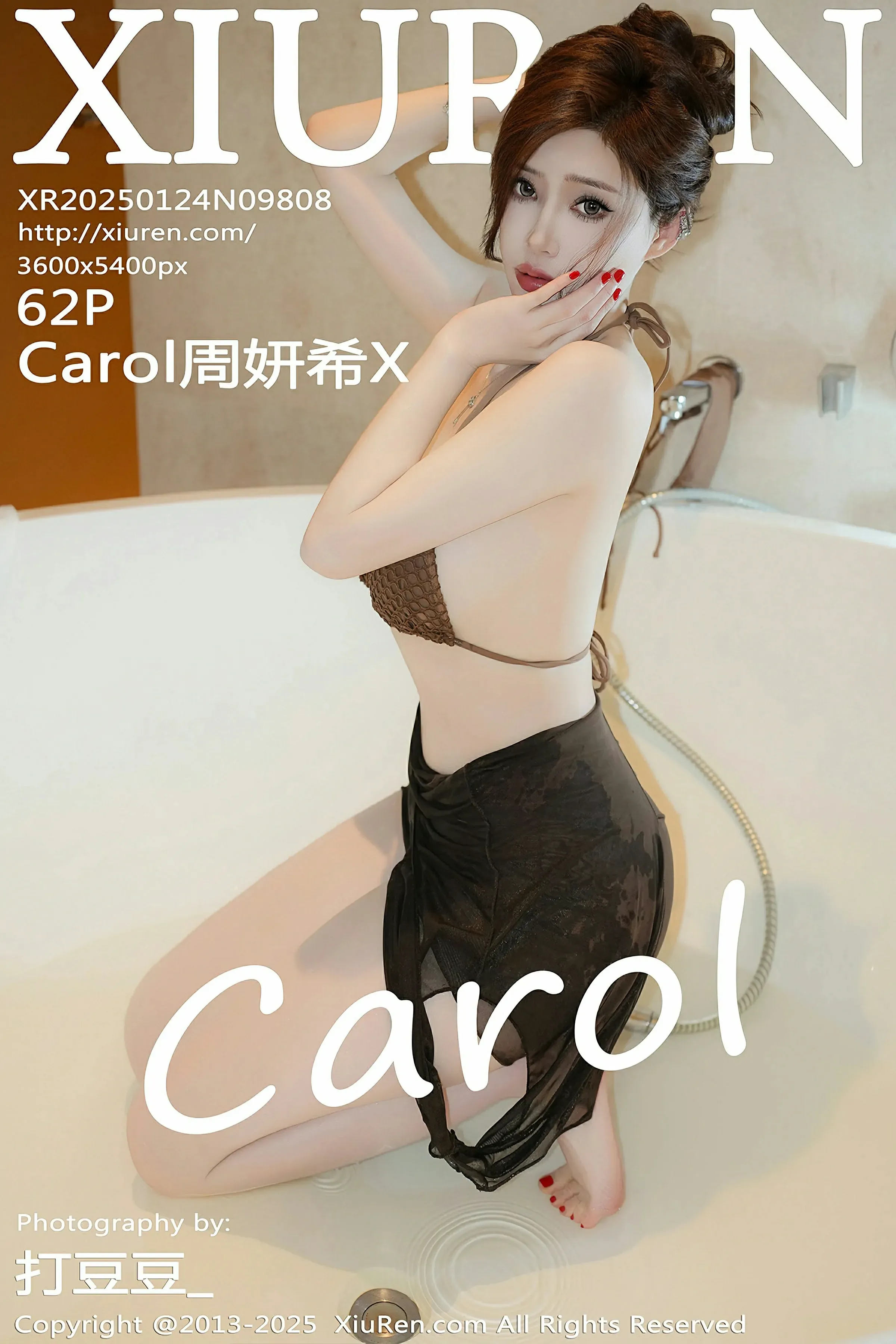 XiuRen 秀人 No.9808 Carol周妍希X [62P] 插图1