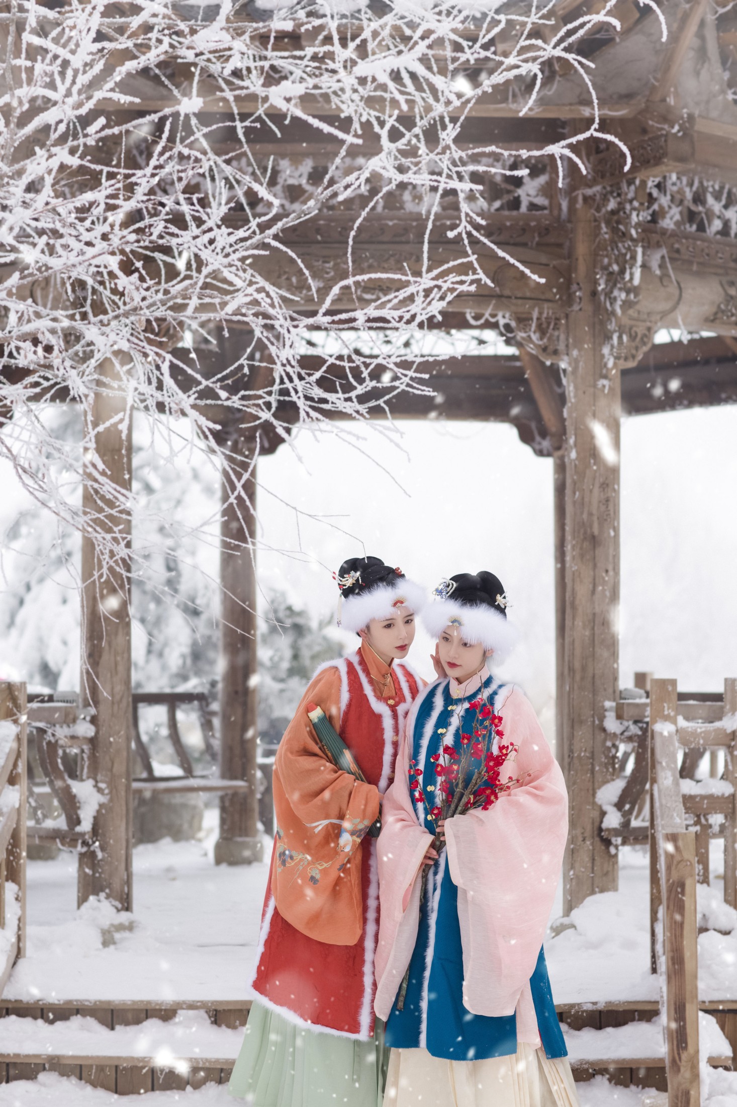 言欢不喝酒 沐槿cutie – 《踏雪寻梅》[26P] 插图3