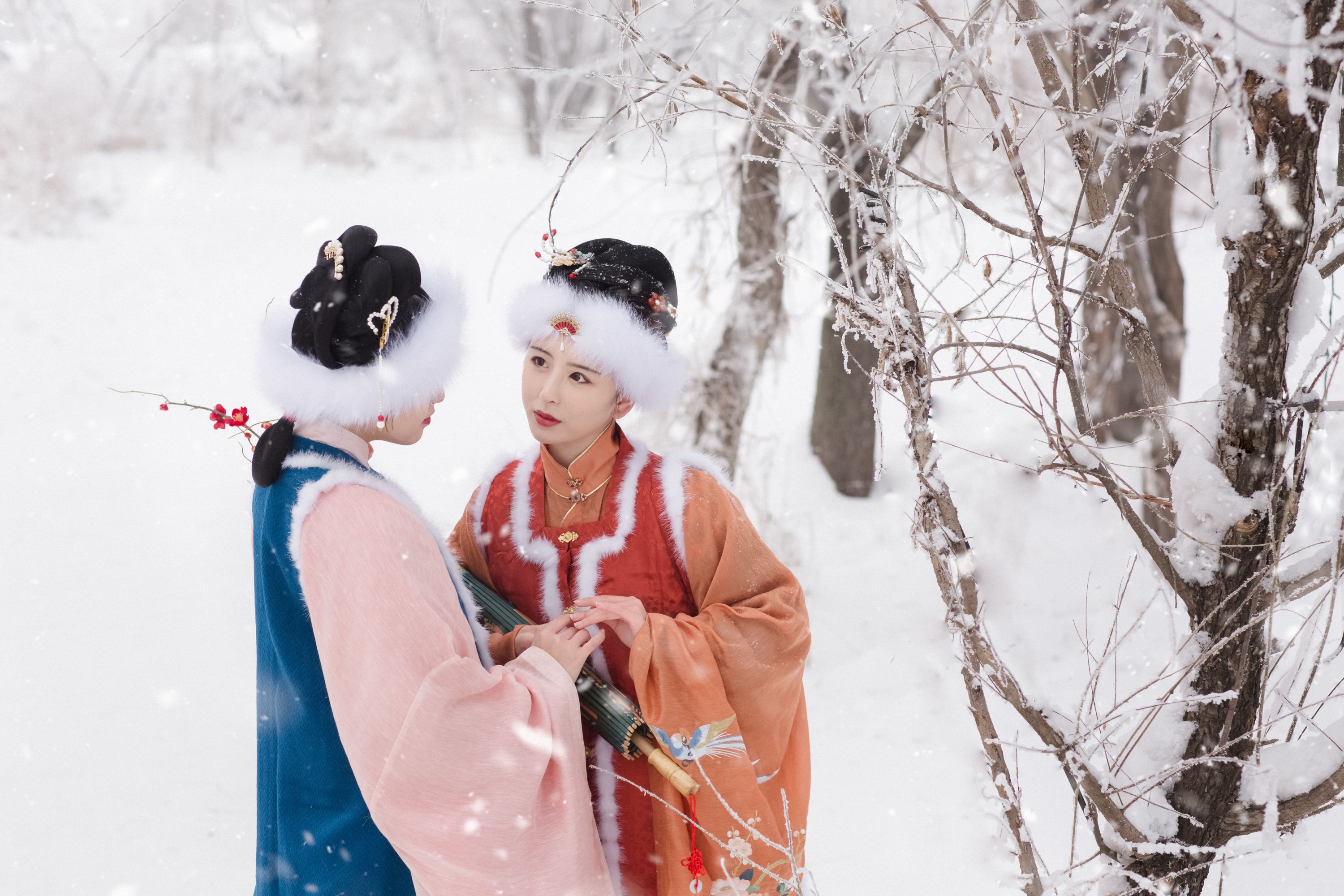 言欢不喝酒 沐槿cutie – 《踏雪寻梅》[26P] 插图4