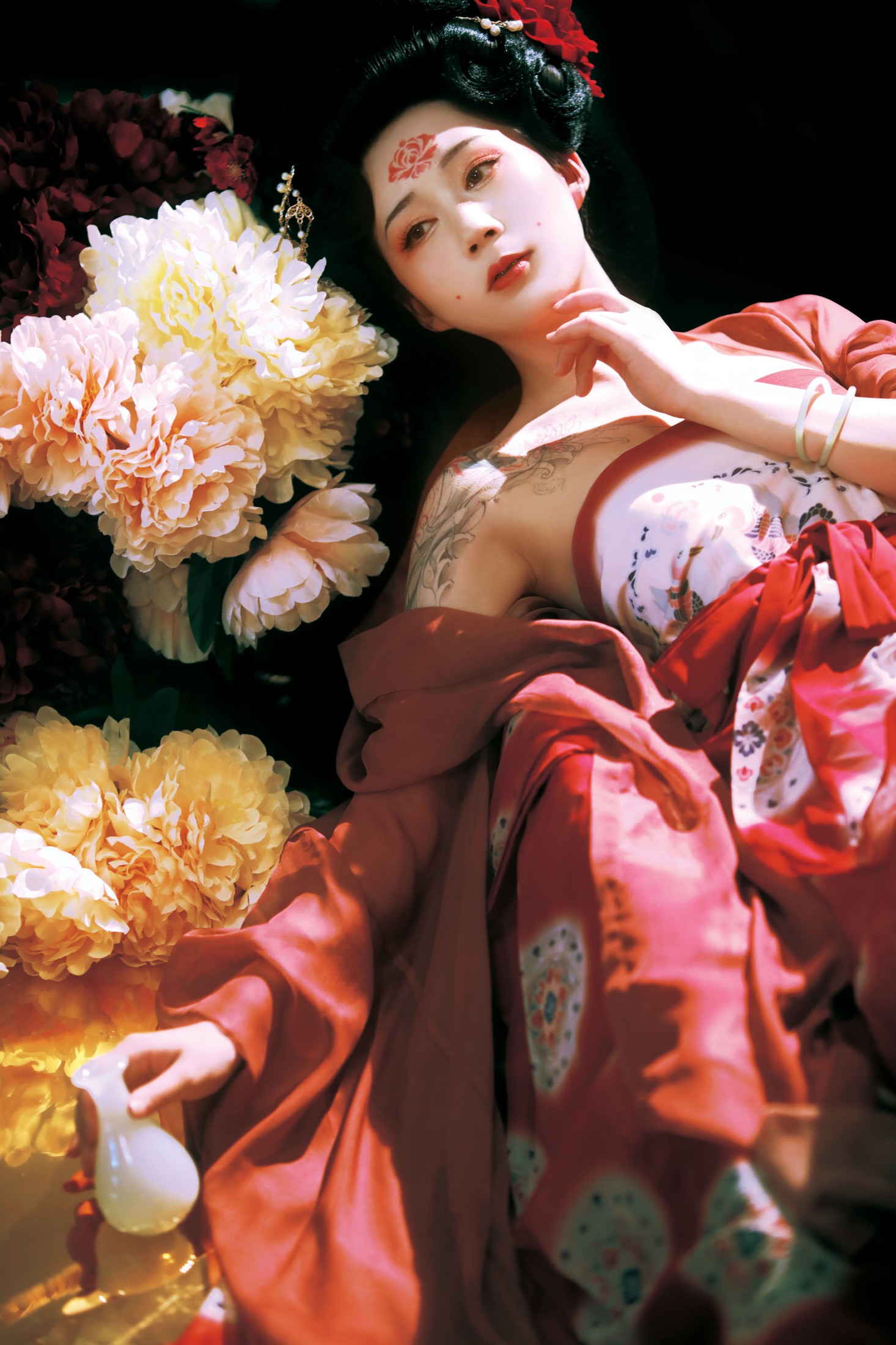 文鱼 – 《贵妃醉卧牡丹丛》[21P] 插图3