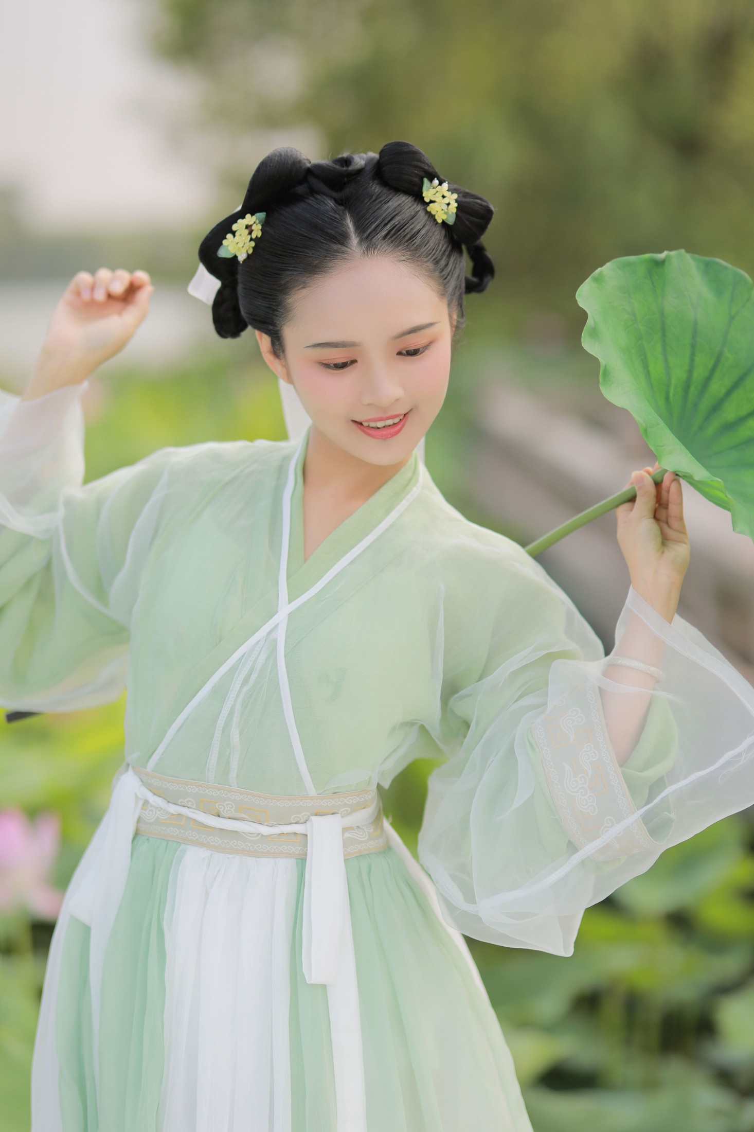 溪木若颖 – 《荷趣》[23P] 插图3