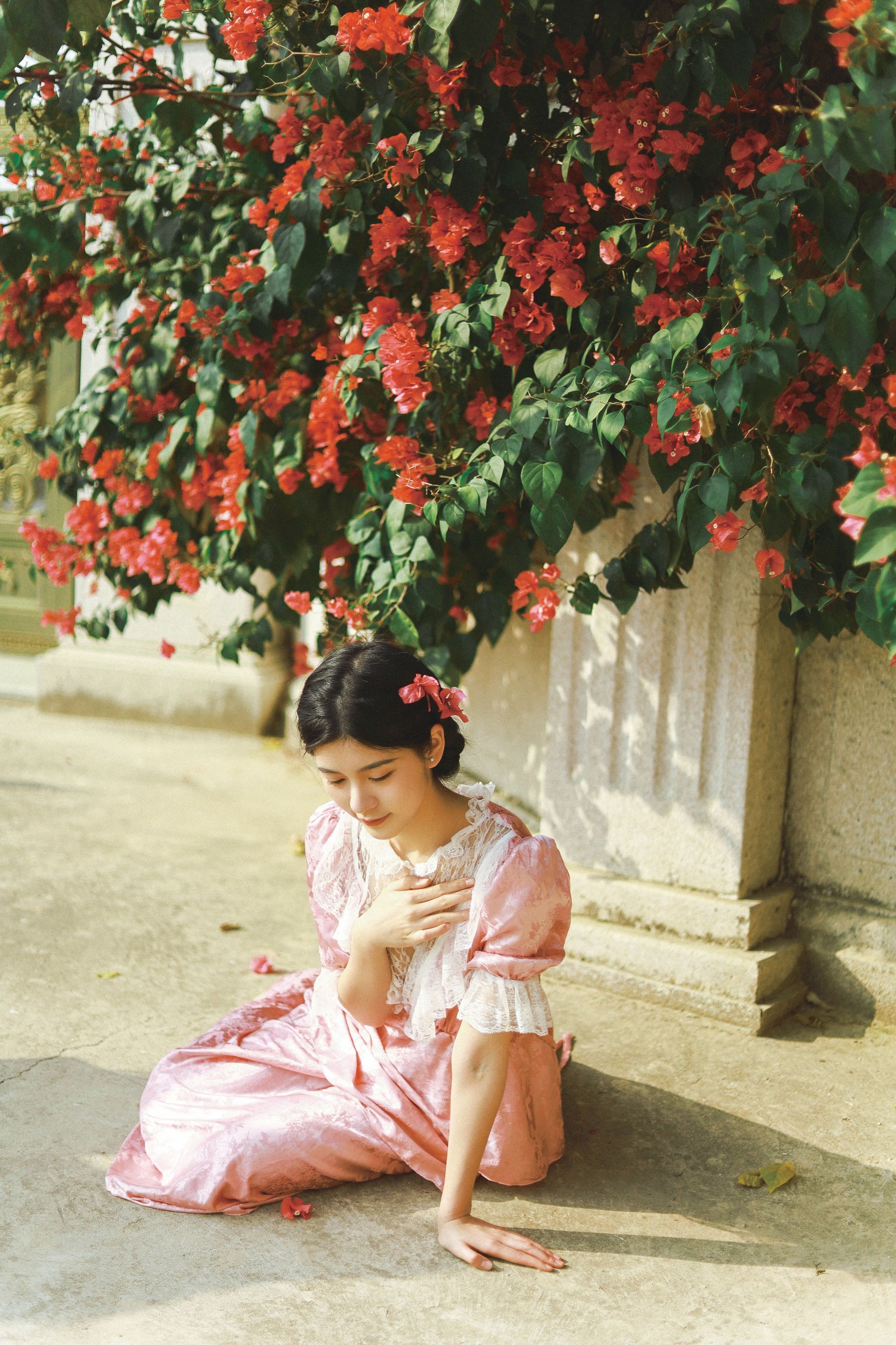 欣慧 – 《三角梅与少女》[21P] 插图4
