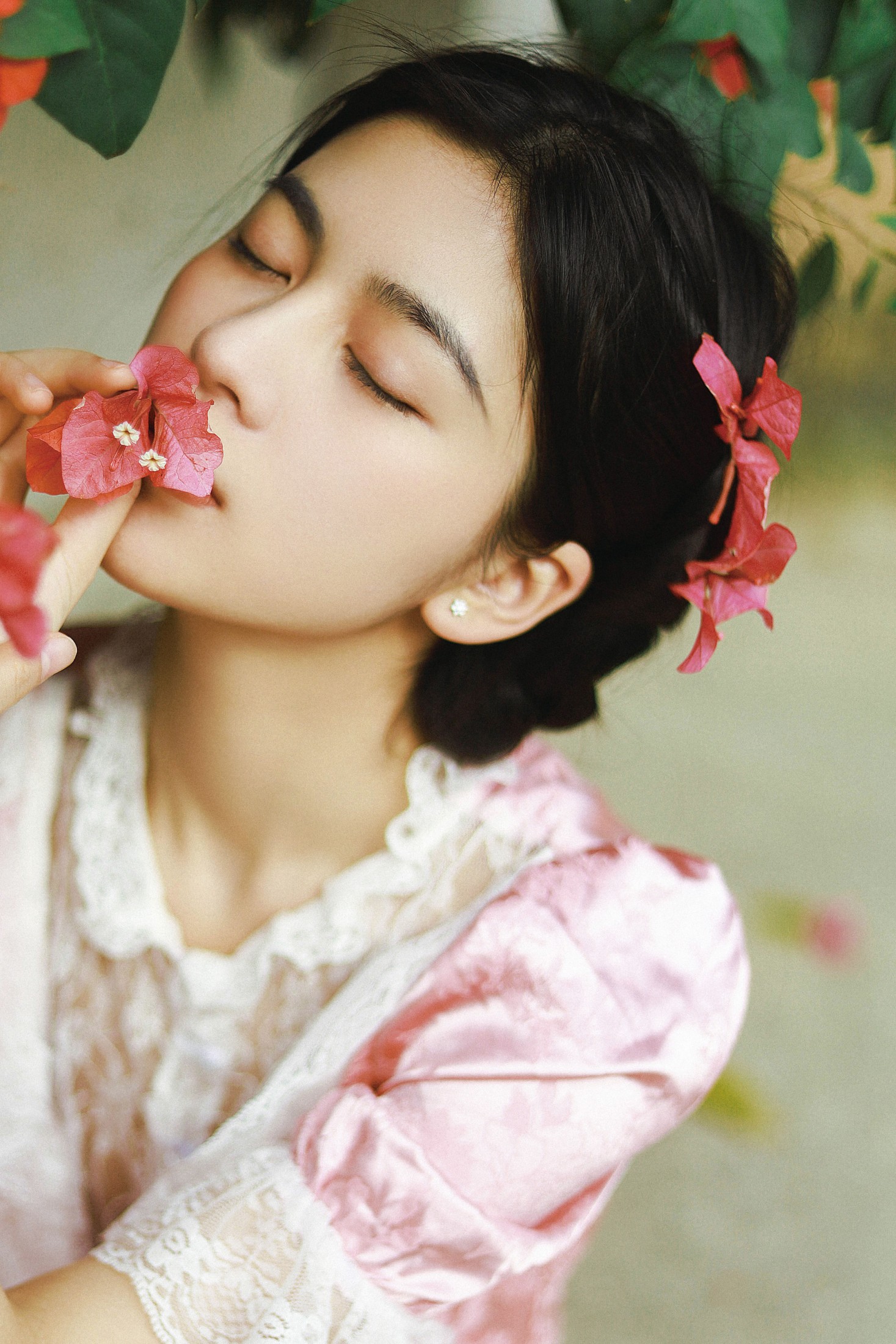 欣慧 – 《三角梅与少女》[21P] 插图5
