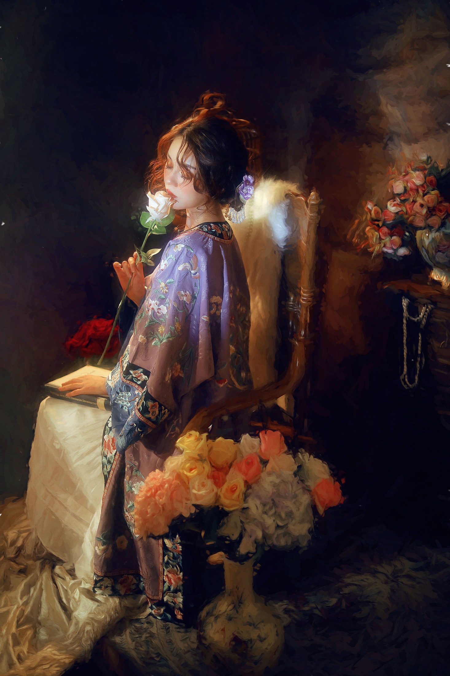 三函女_ – 《油画与清汉女》[25P] 插图4