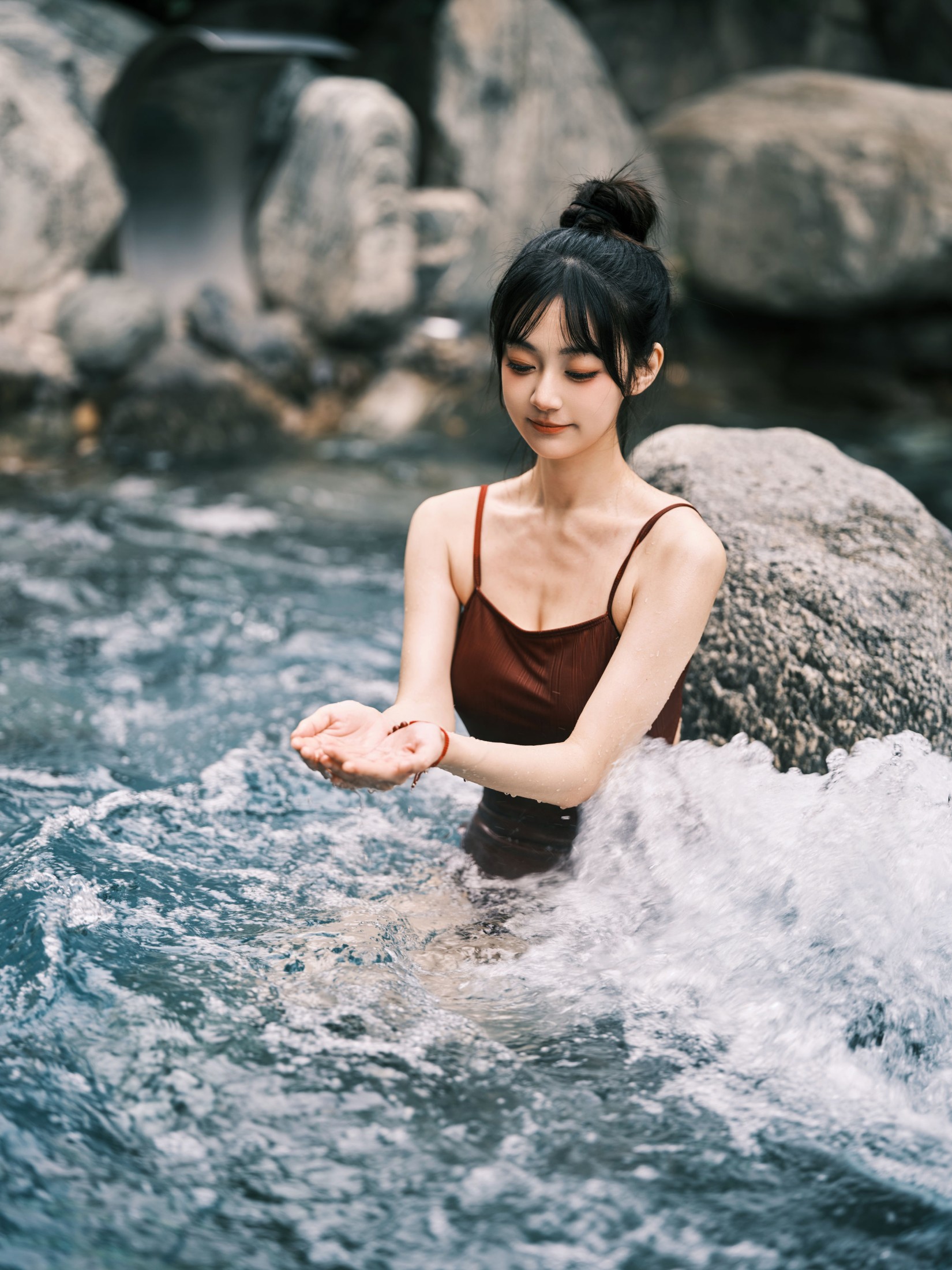 飞鸟咕咕- – 《温泉红》[44P] 插图5
