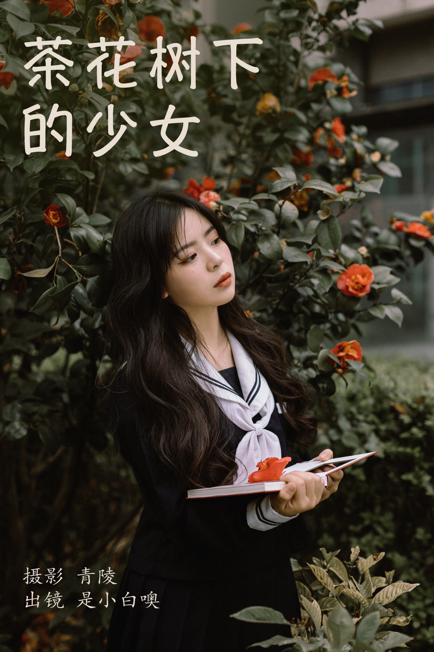 是小白噢 – 《茶花树下的少女》[26P] 插图1