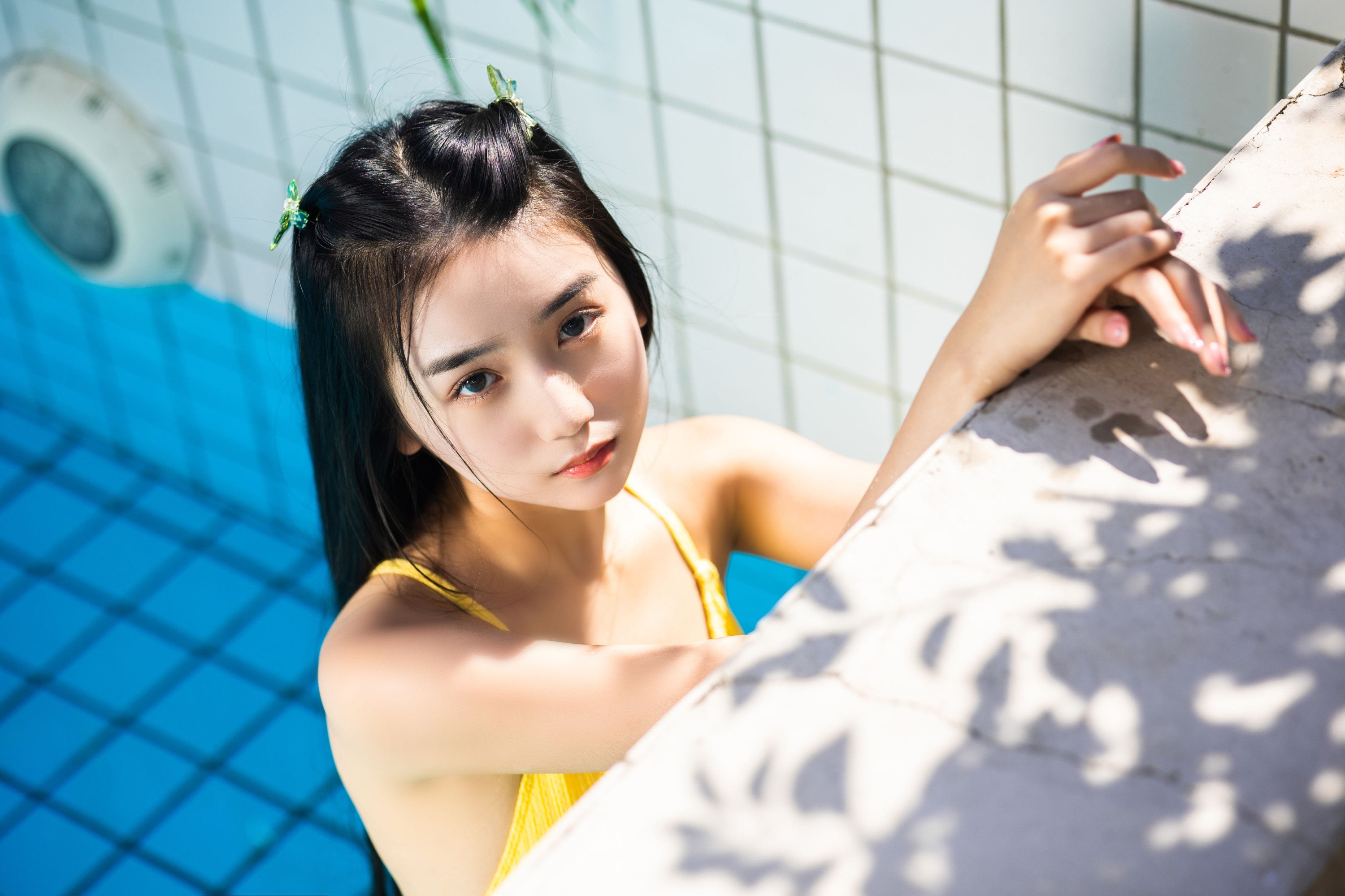 四月羊大冒险 – 《夏日泳池》[49P] 插图3