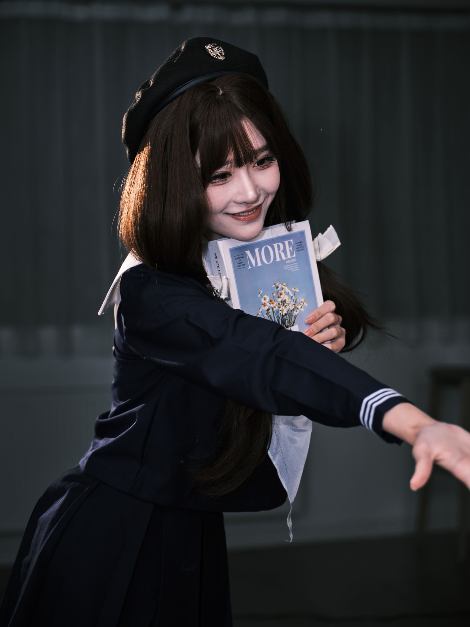 孟程程 – 《女水手的假日 深蓝白丝版》[16P] 插图3